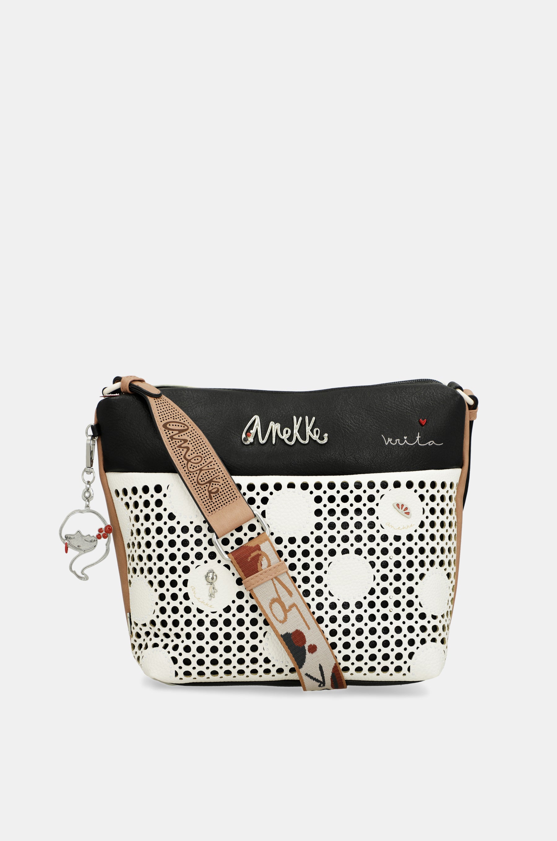 Large crossbody bag with front pocket Alma