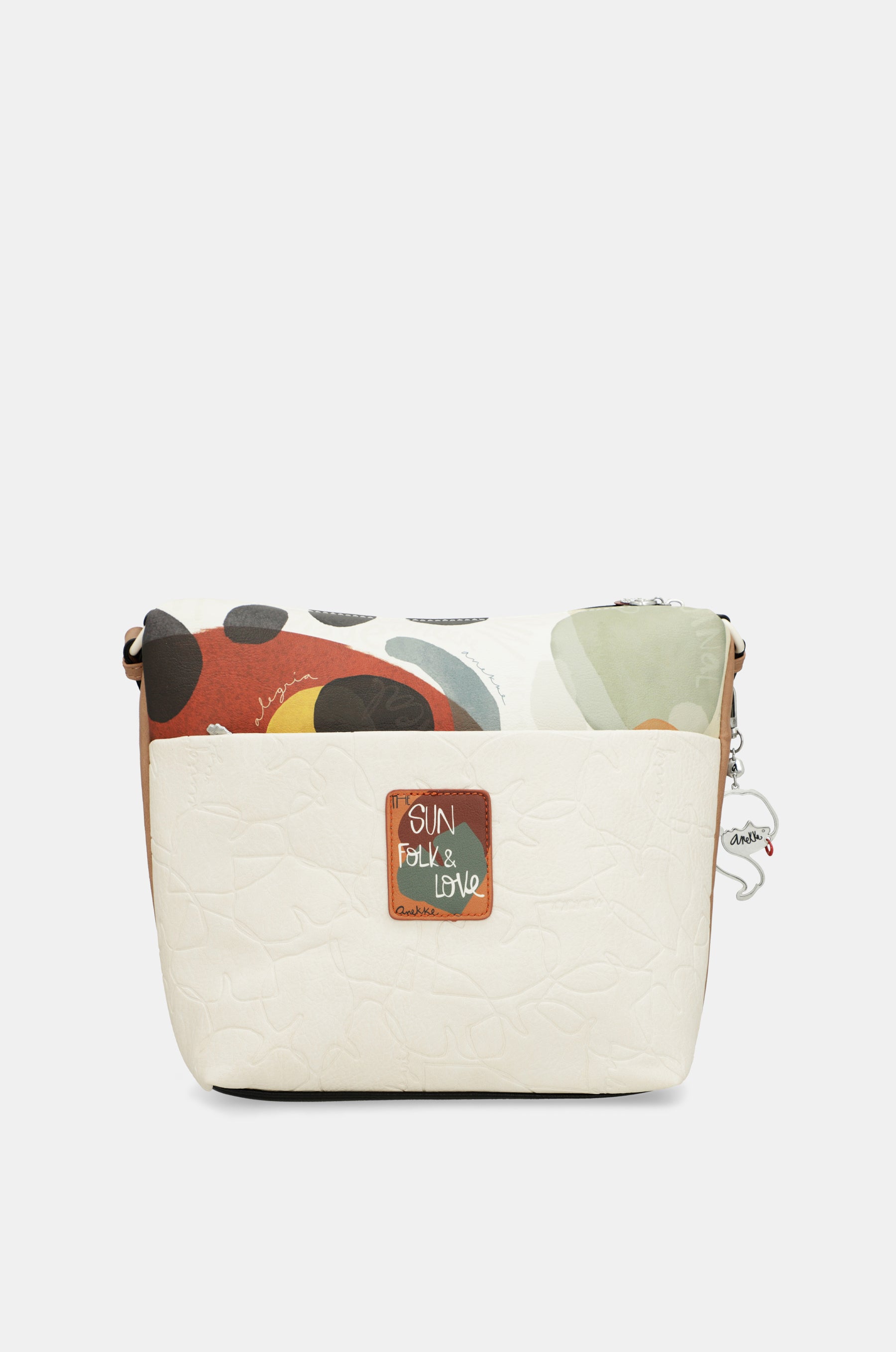 Large crossbody bag with front pocket Alma