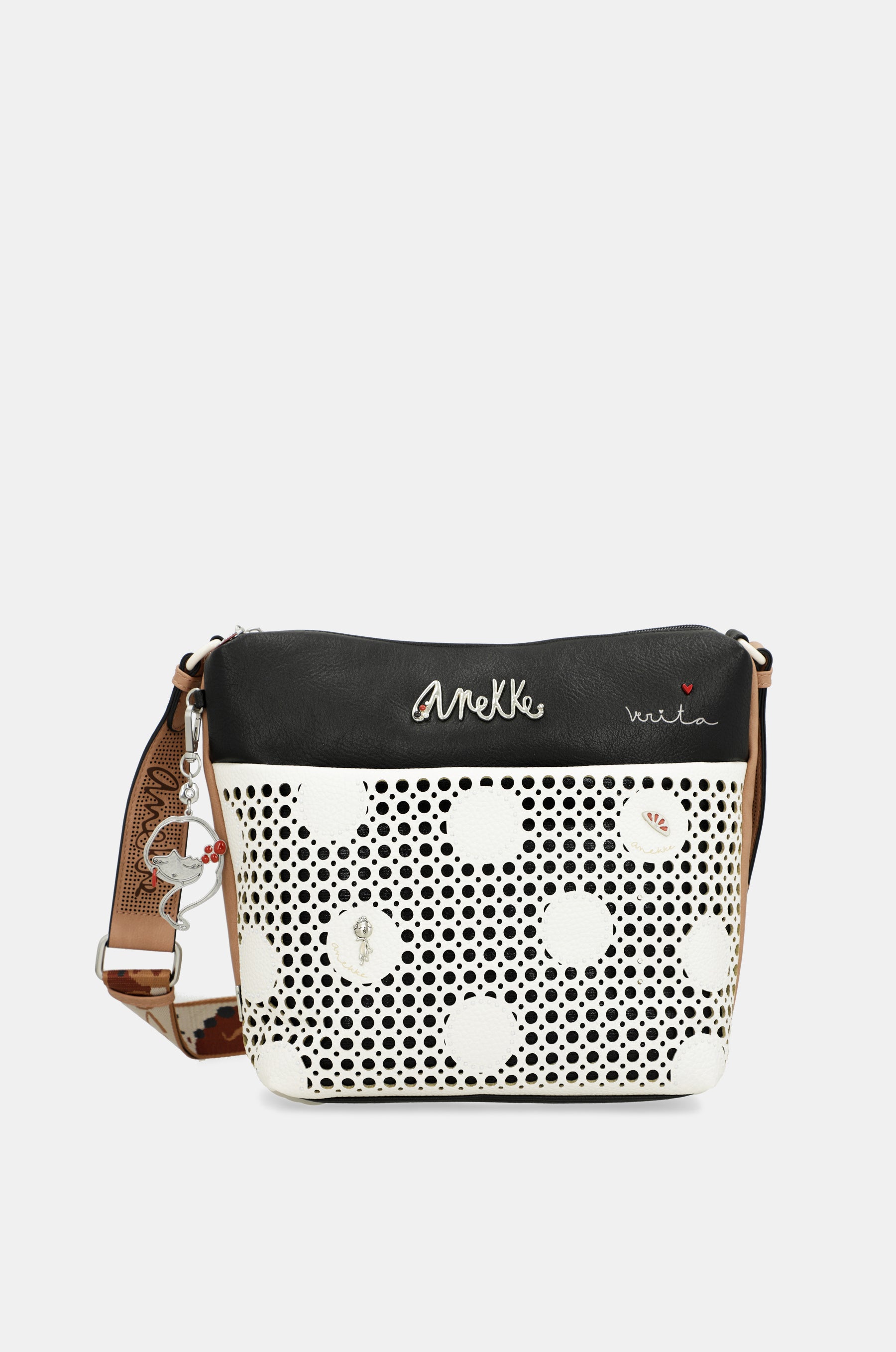 Large crossbody bag with front pocket Alma