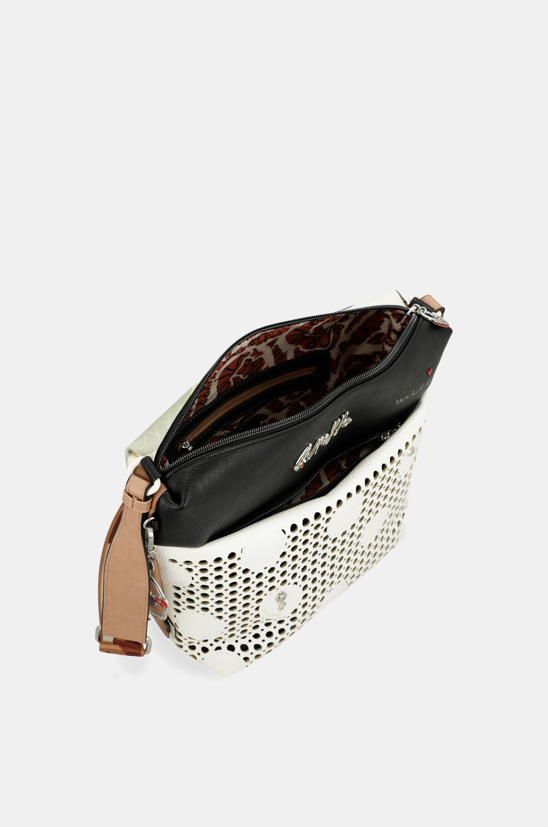 Large crossbody bag with front pocket Alma
