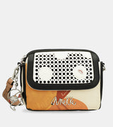 Oval flap crossbody bag Alma