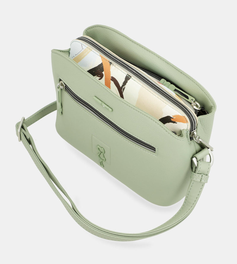 Medium crossbody bag with 3 compartments Alma