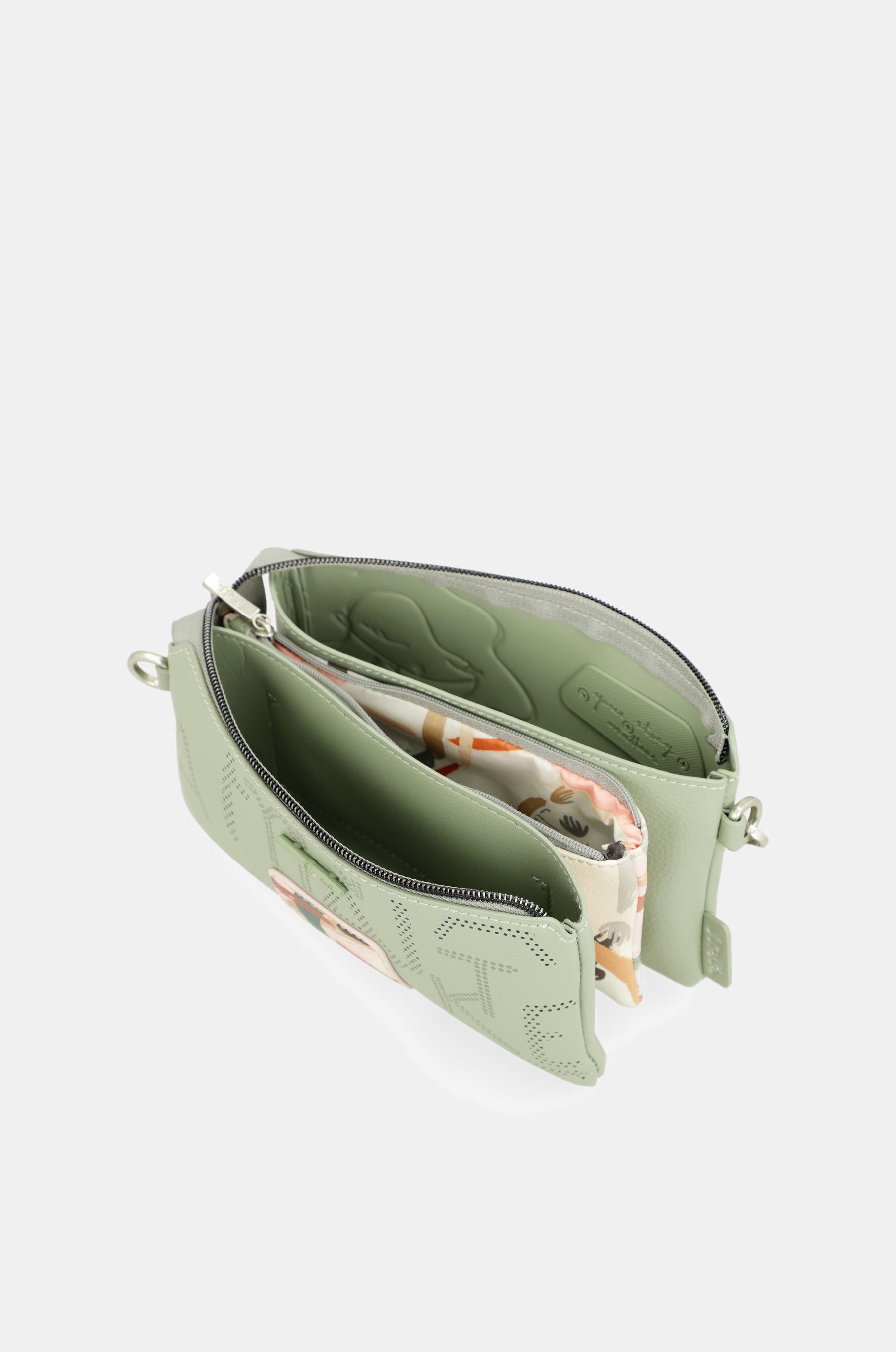 Small crossbody bag with 3 compartments Alma