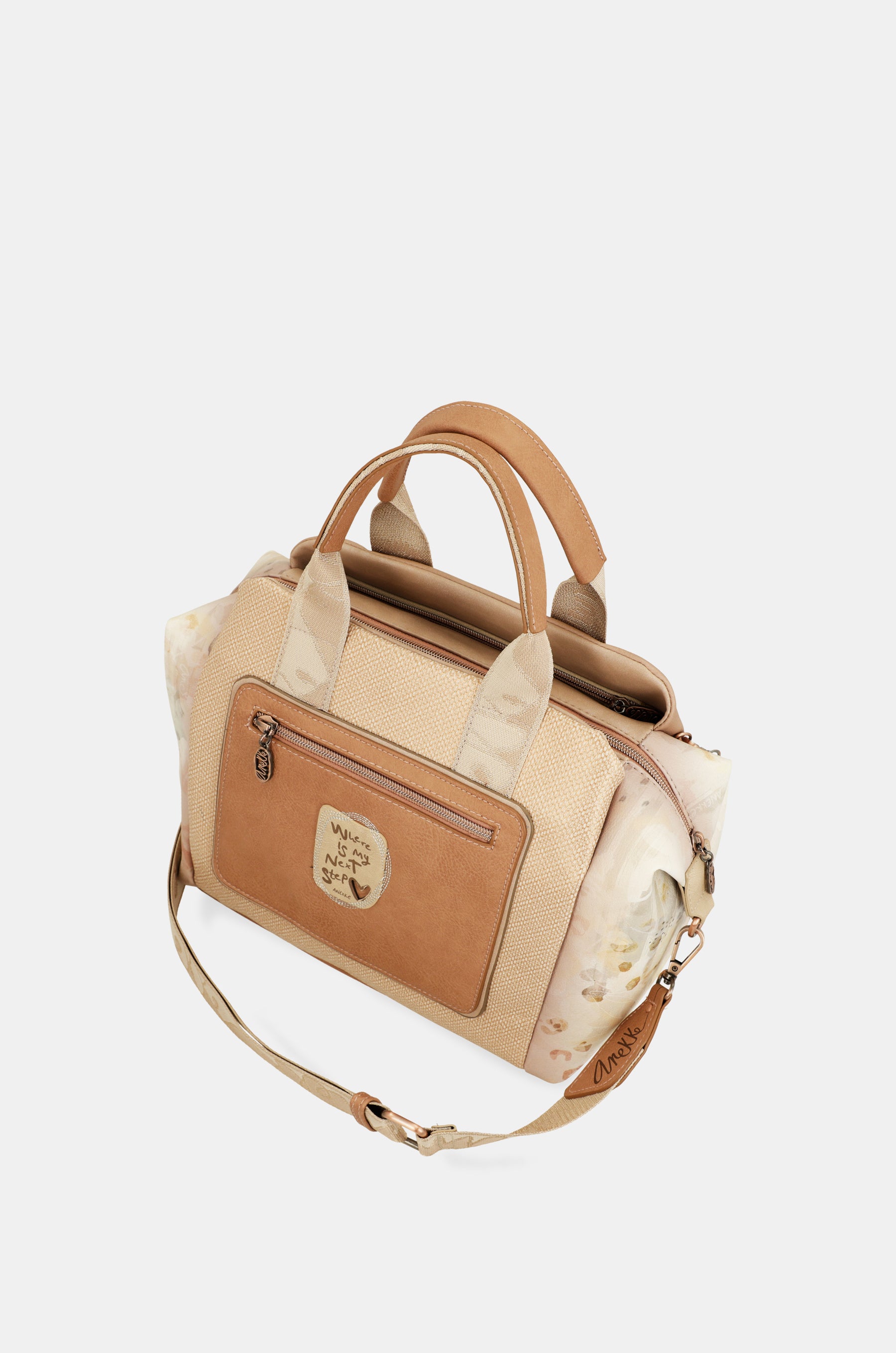 Bowling bag with crossbody strap Memories