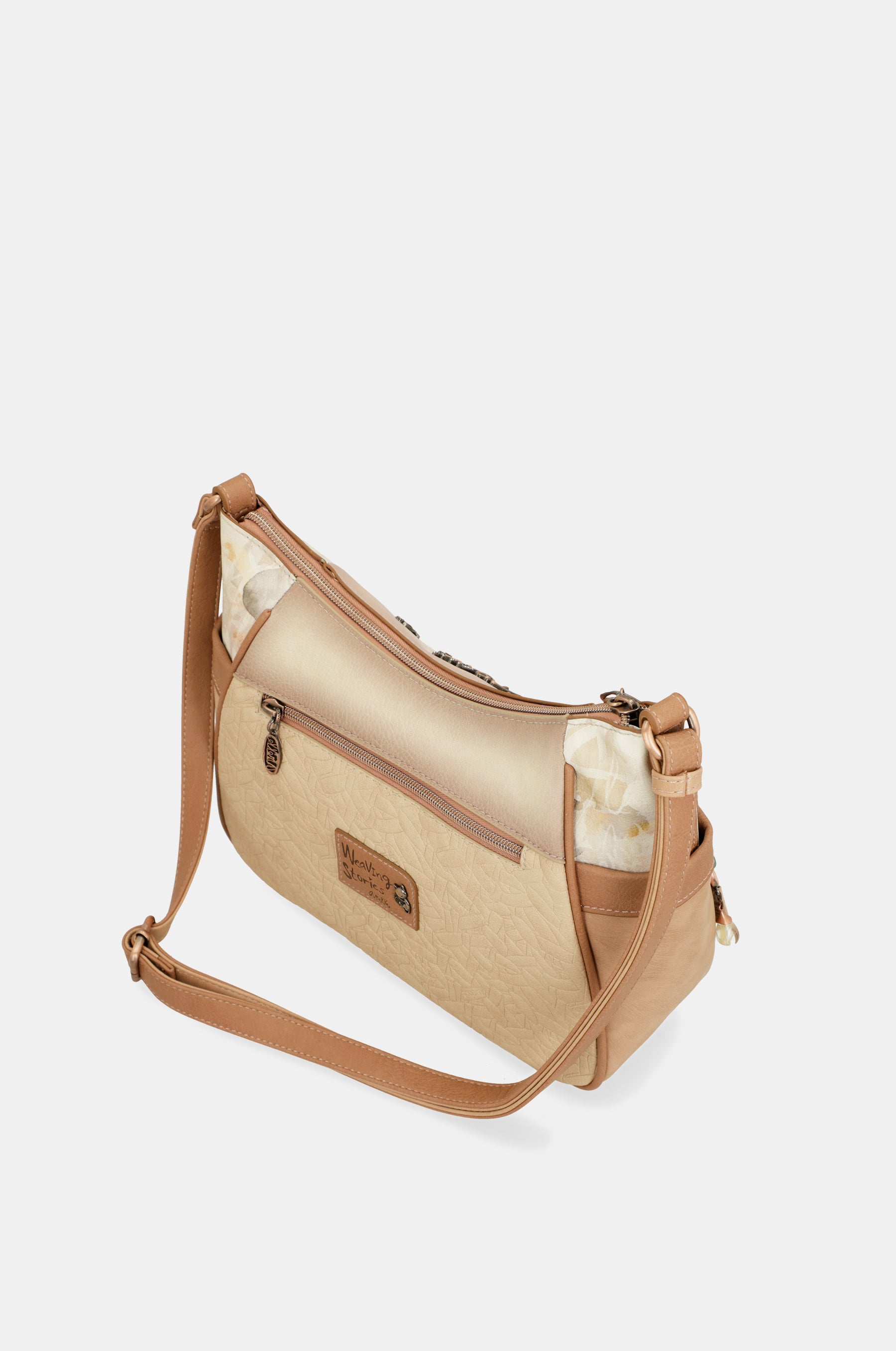 Anekke アネッケ レディースショルダーバッグ ベージュ 28867-18 Outer crossbody bag with flap