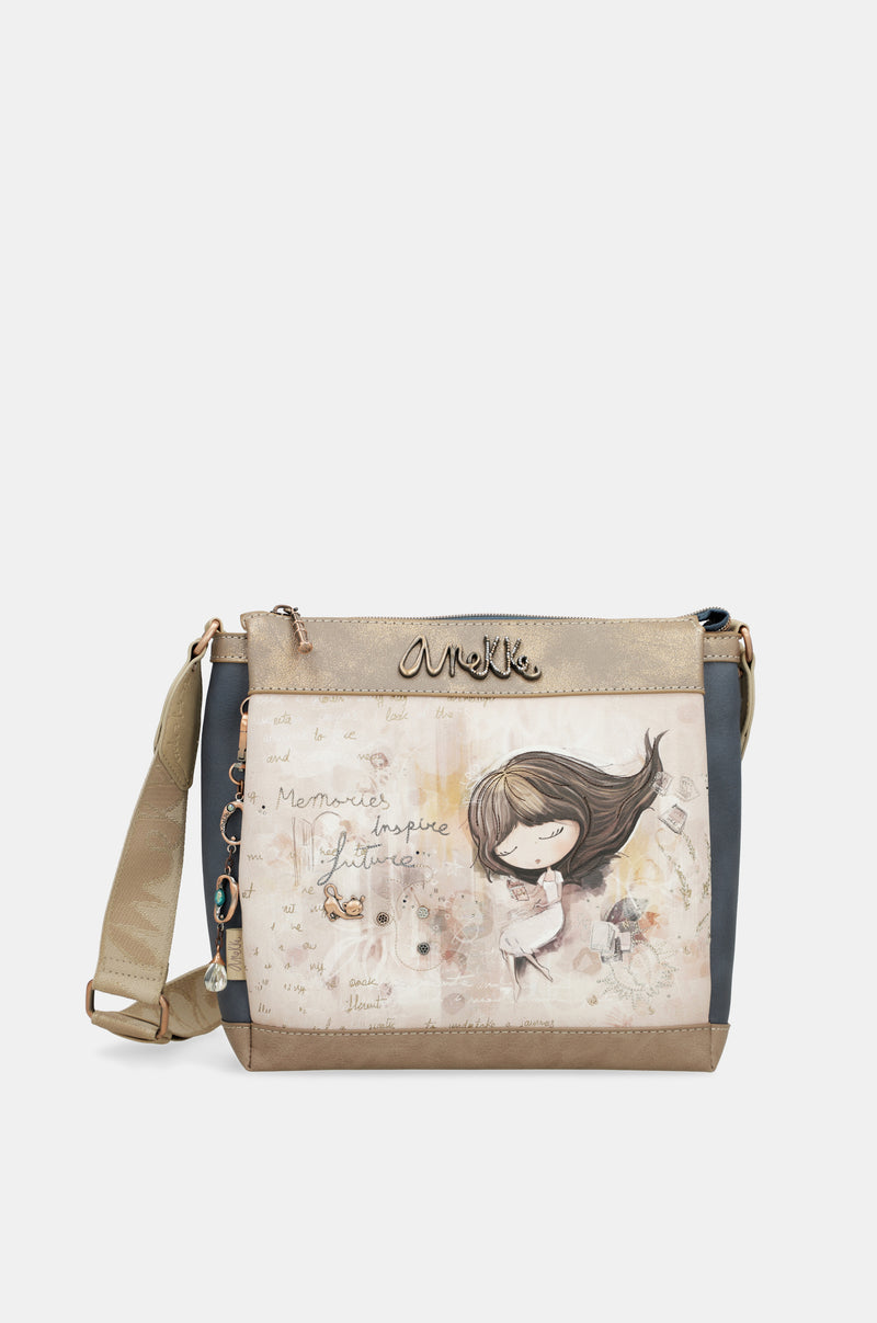 Crossbody bag with 3 compartments Memories