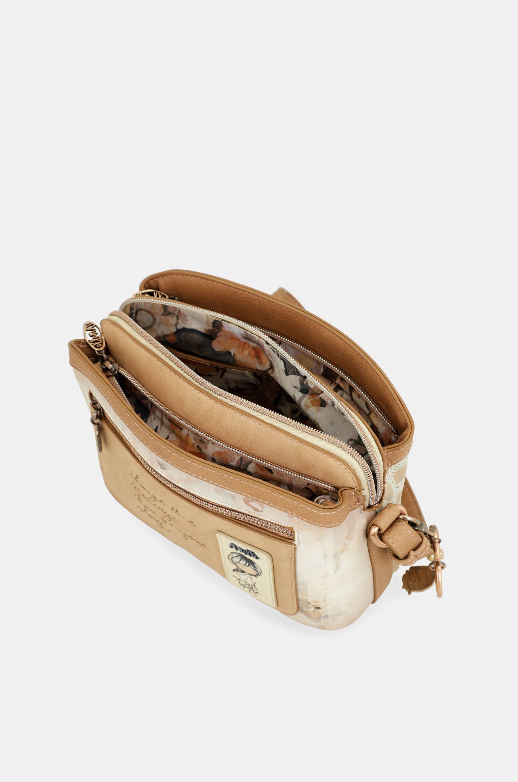 Medium crossbody bag with 3 compartments Memories