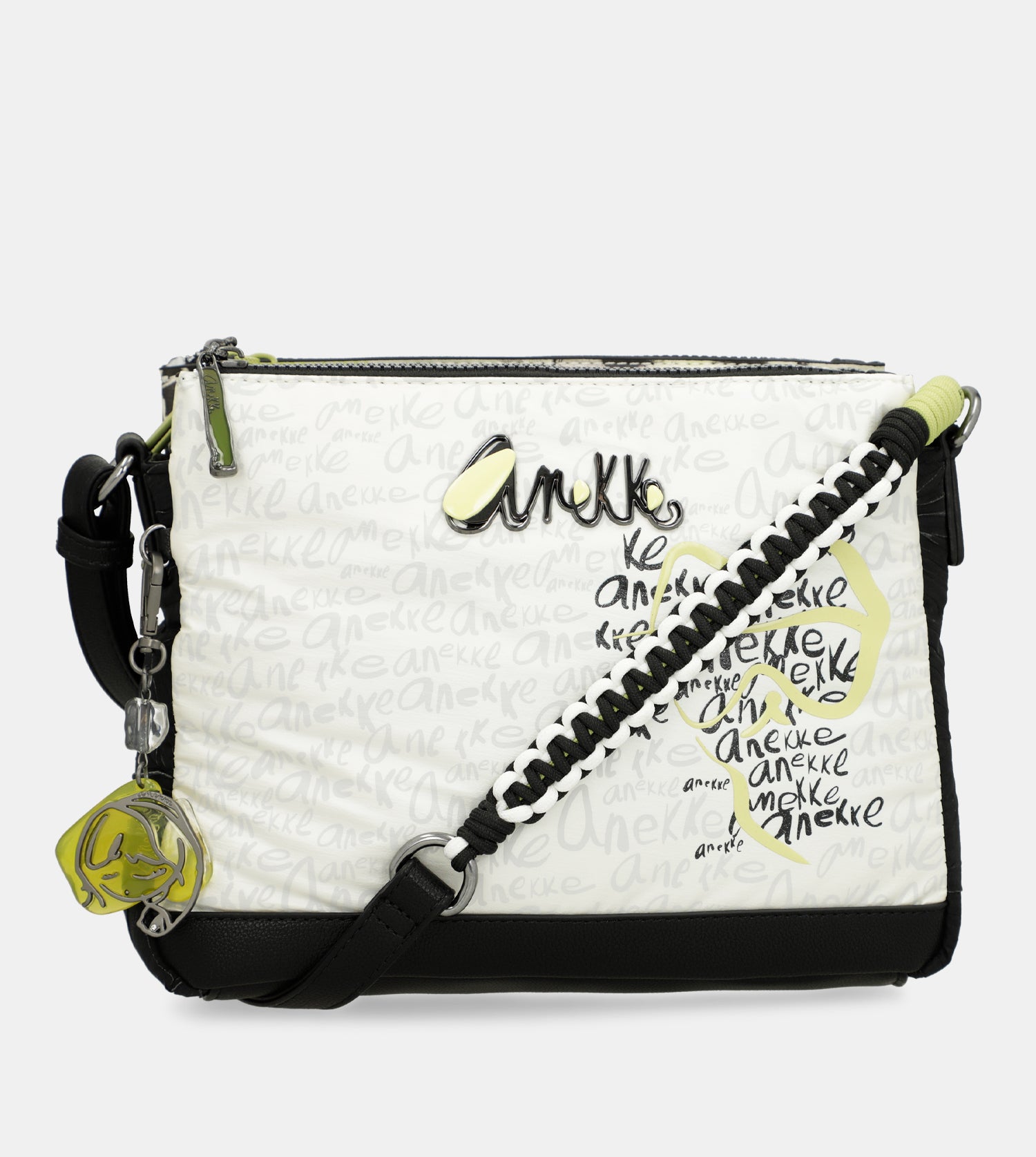 Printed crossbody bag with 3 compartments Nature Towanda