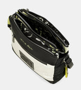 Printed crossbody bag with 3 compartments Memories