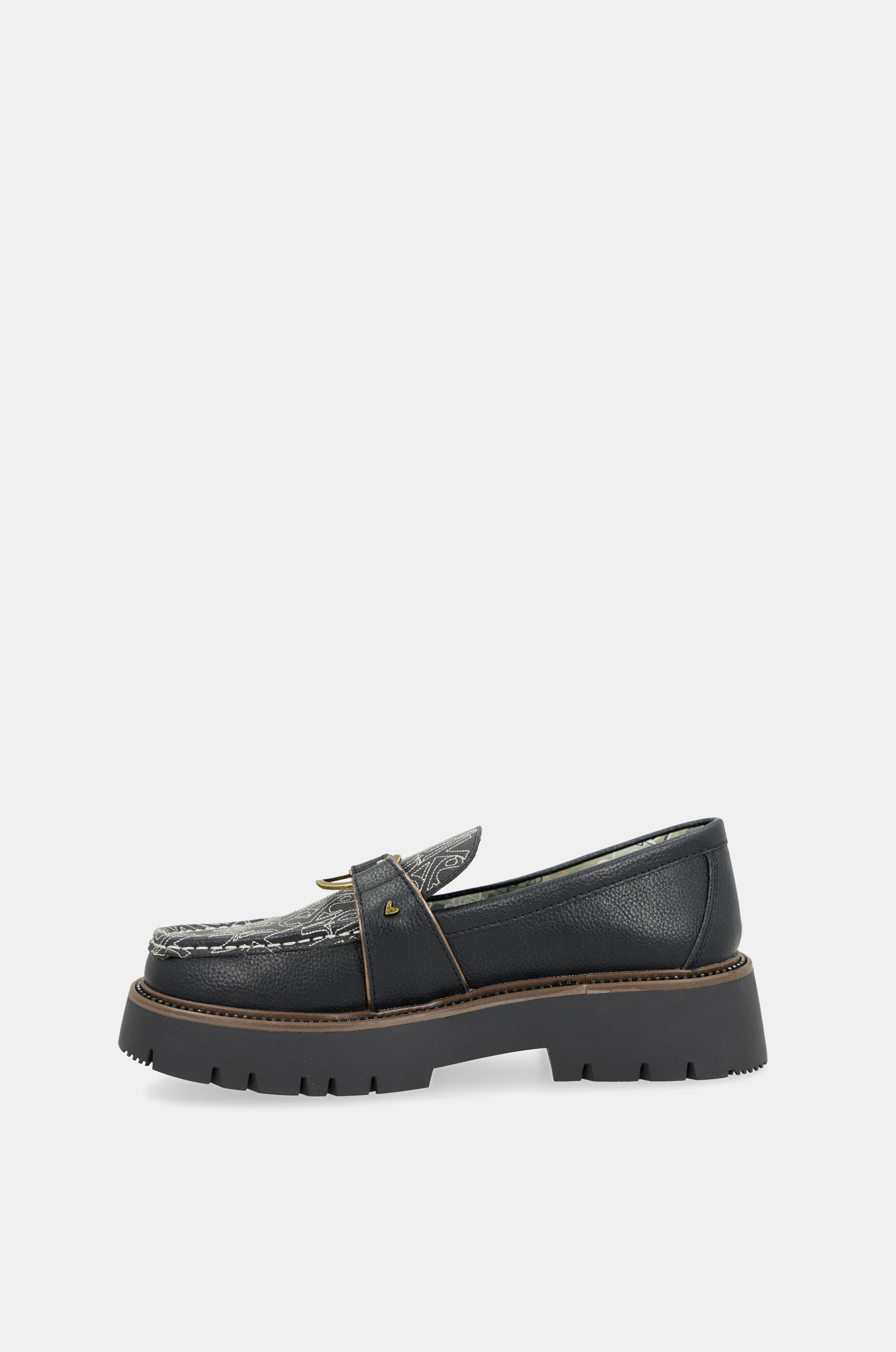 Towanda navy blue loafers