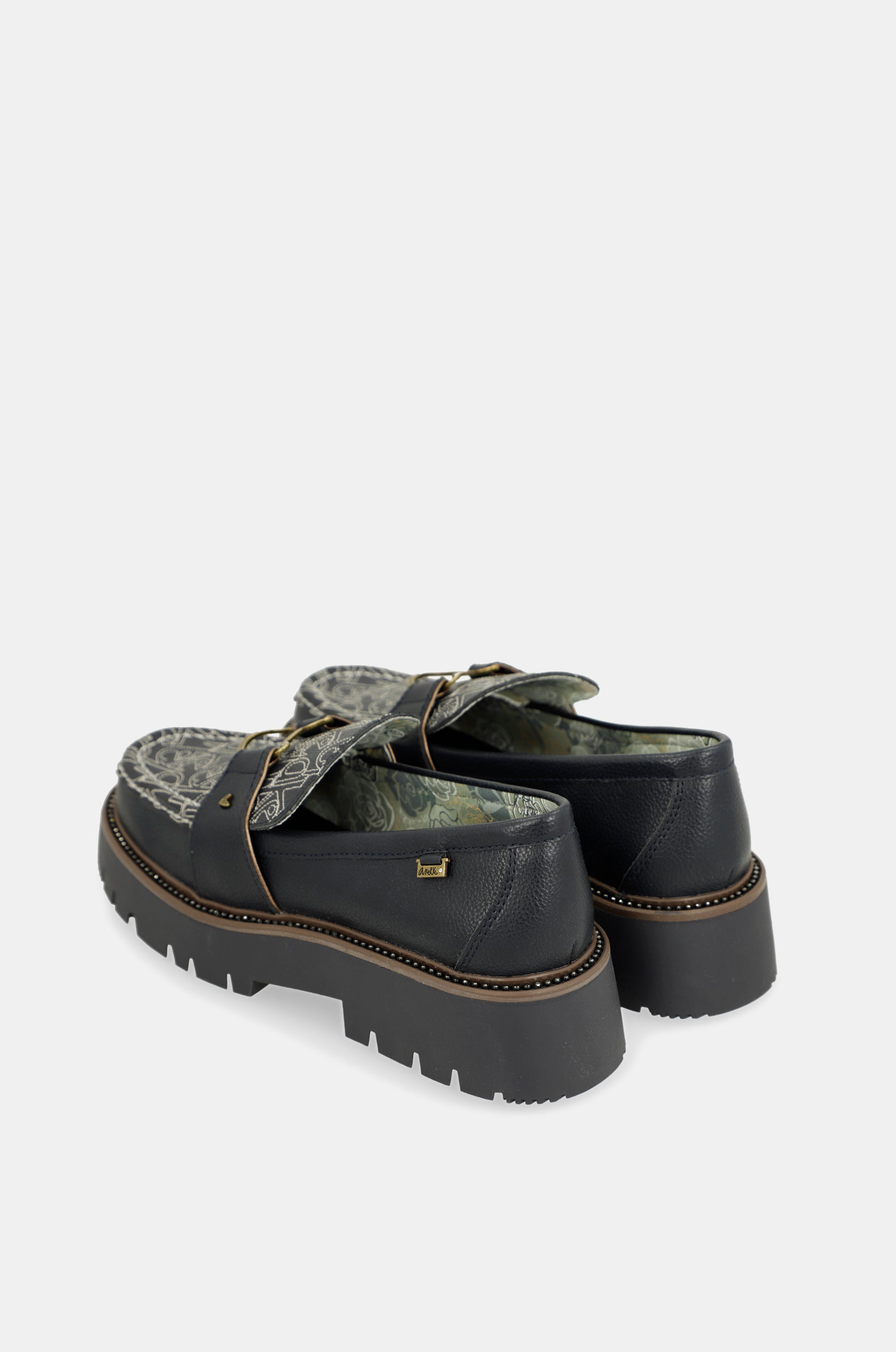 Towanda navy blue loafers