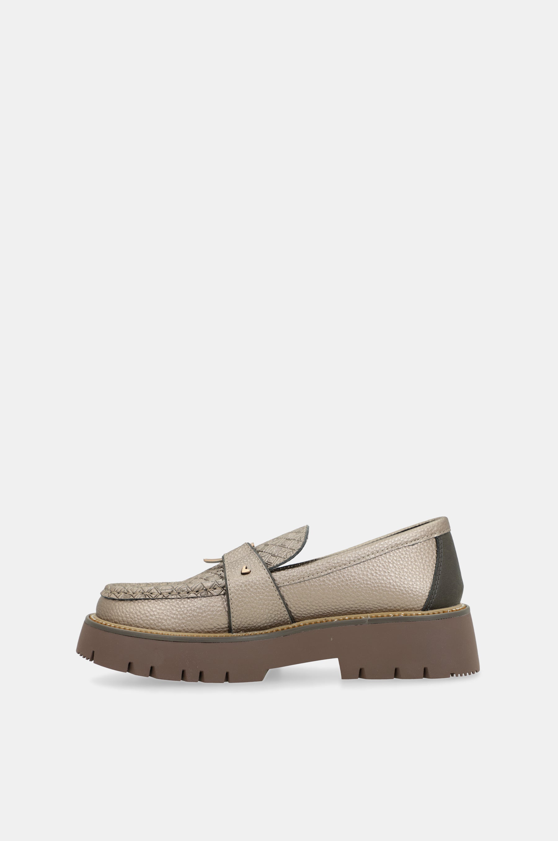 Towanda gold loafers