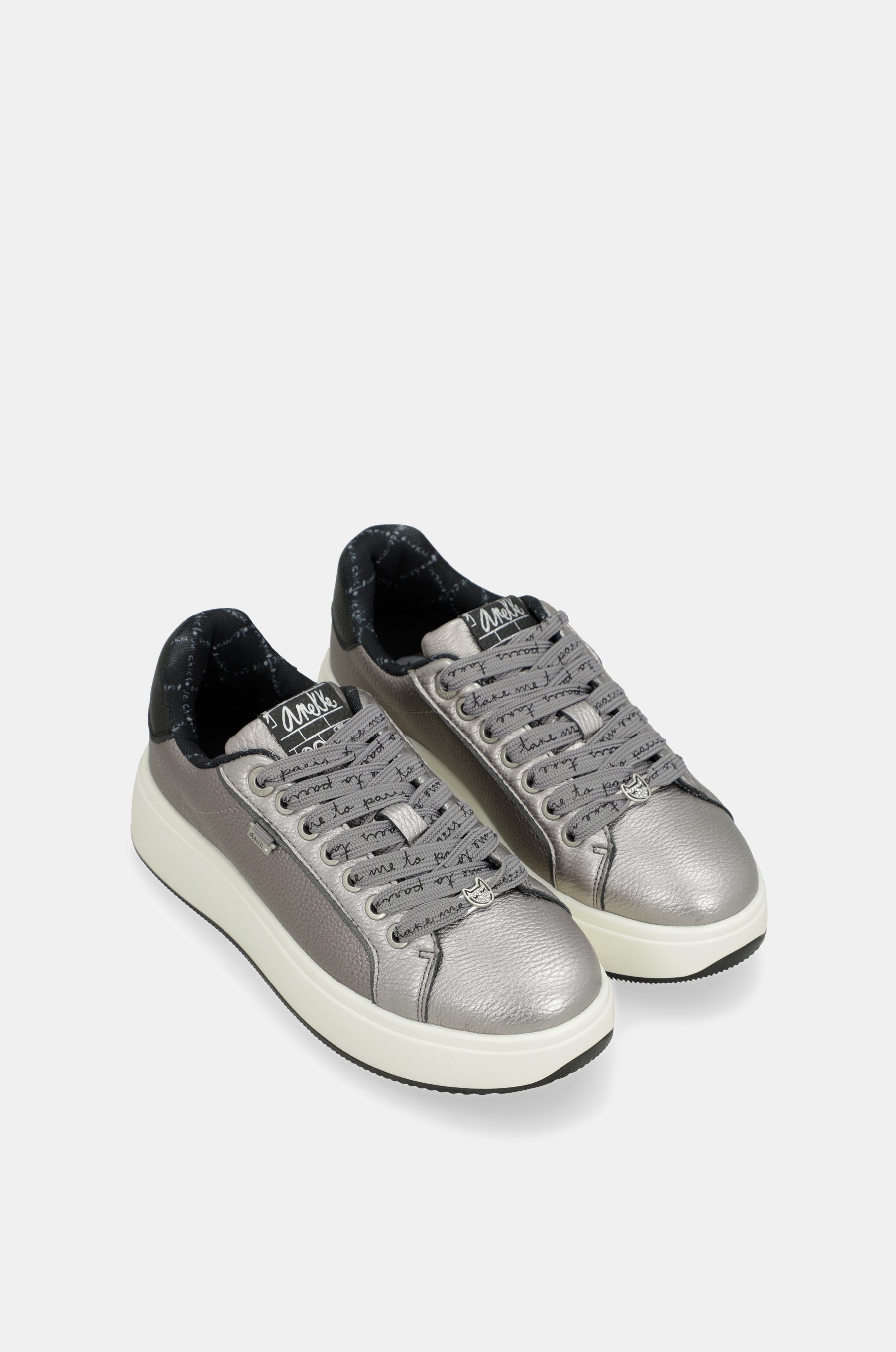 Nature Koko silver sneakers