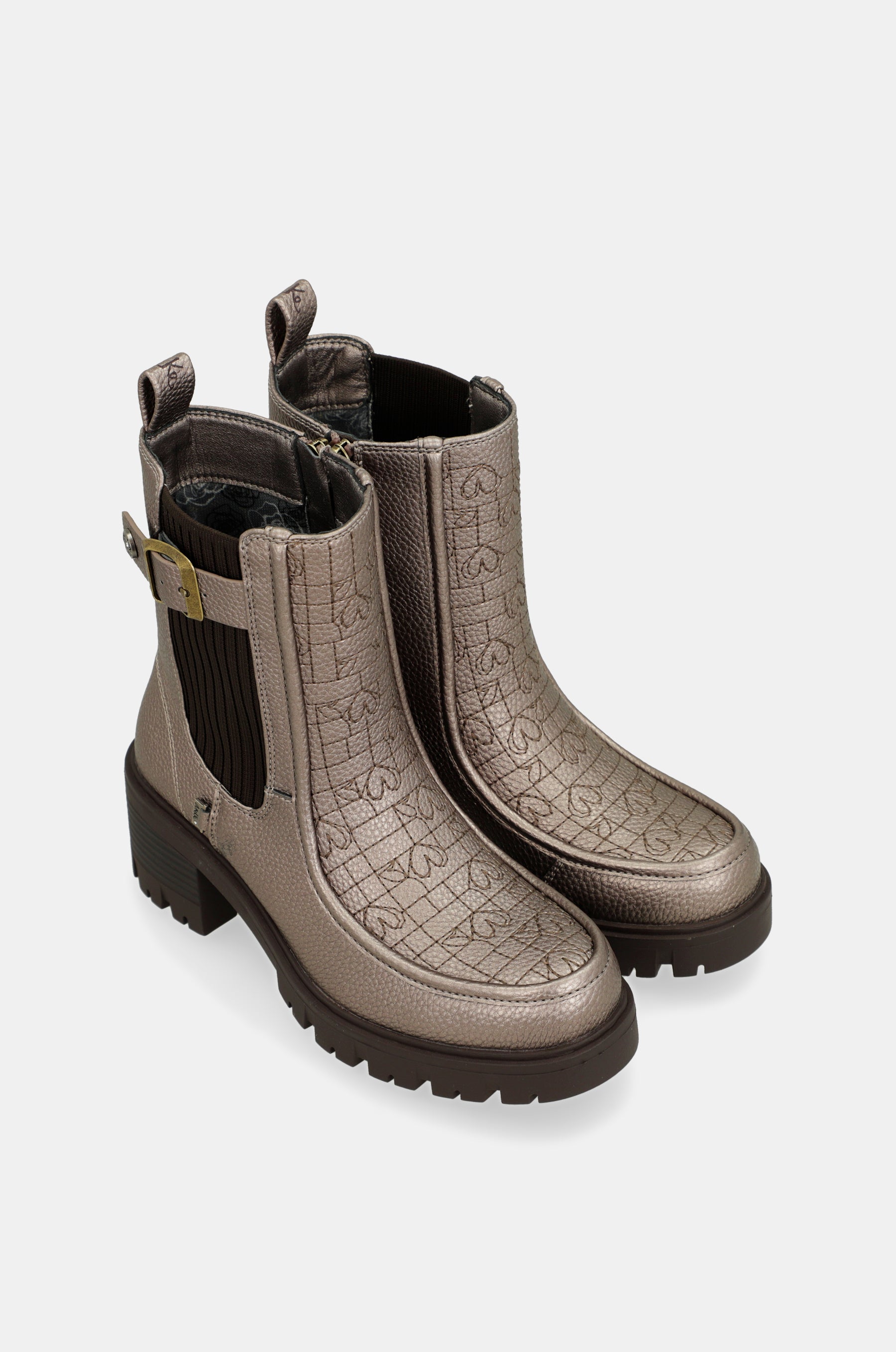 Studio gold ankle boot