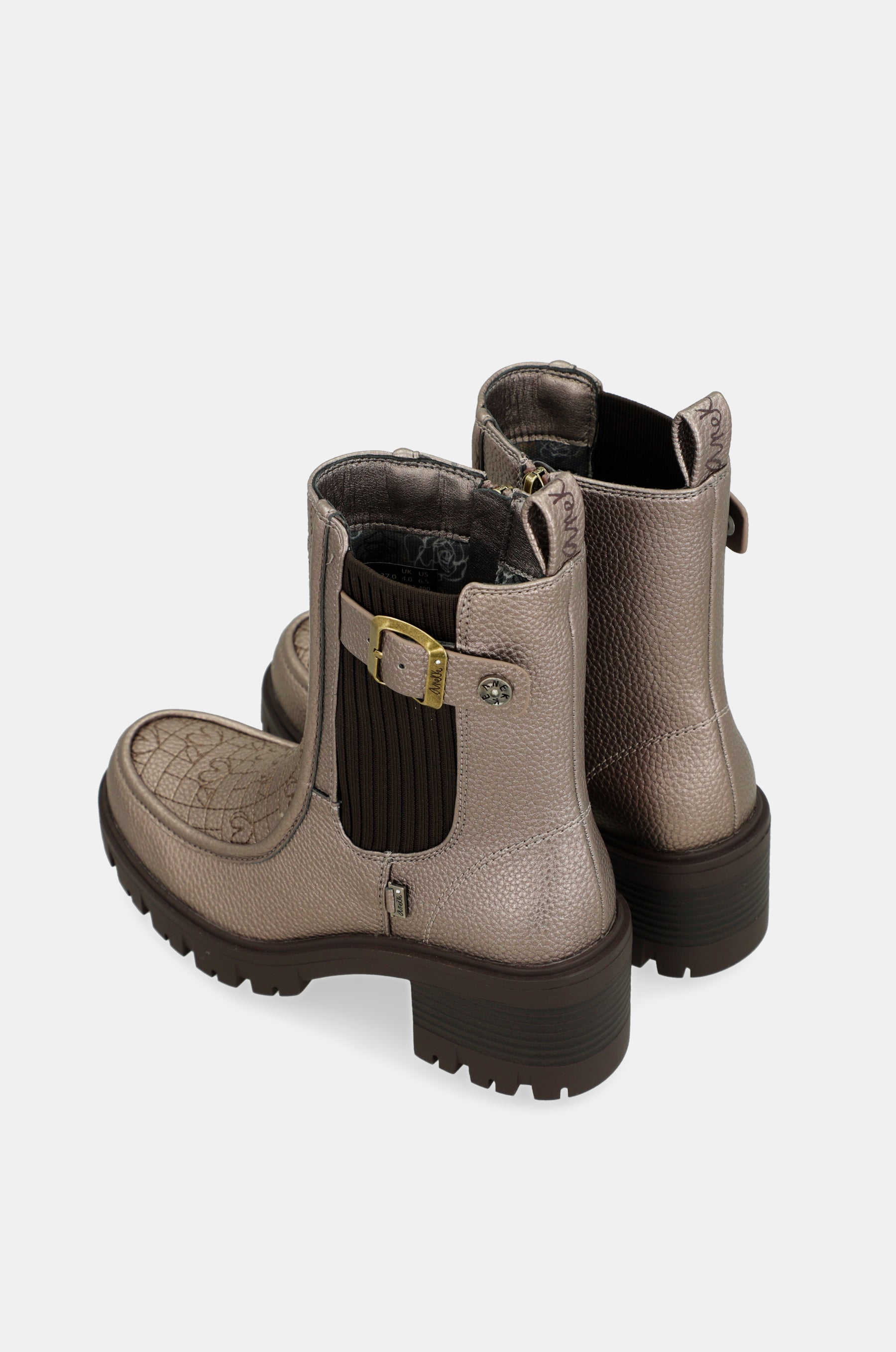 Studio gold ankle boot