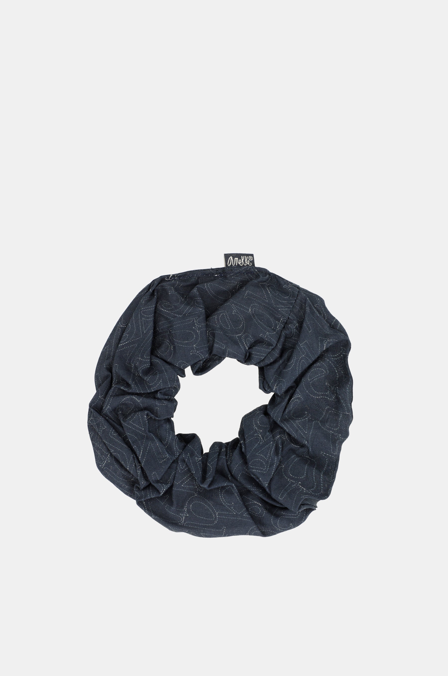 Navy blue scrunchie