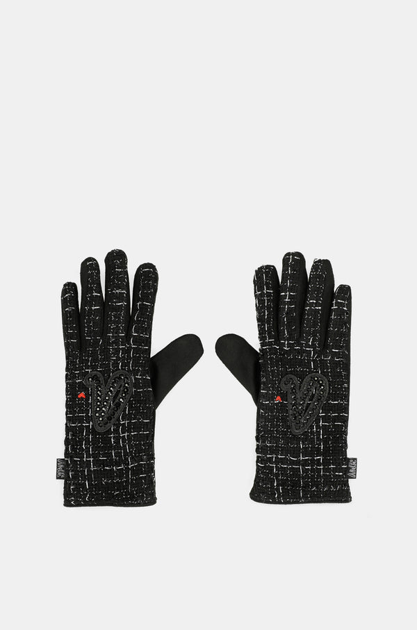 Tweed gloves