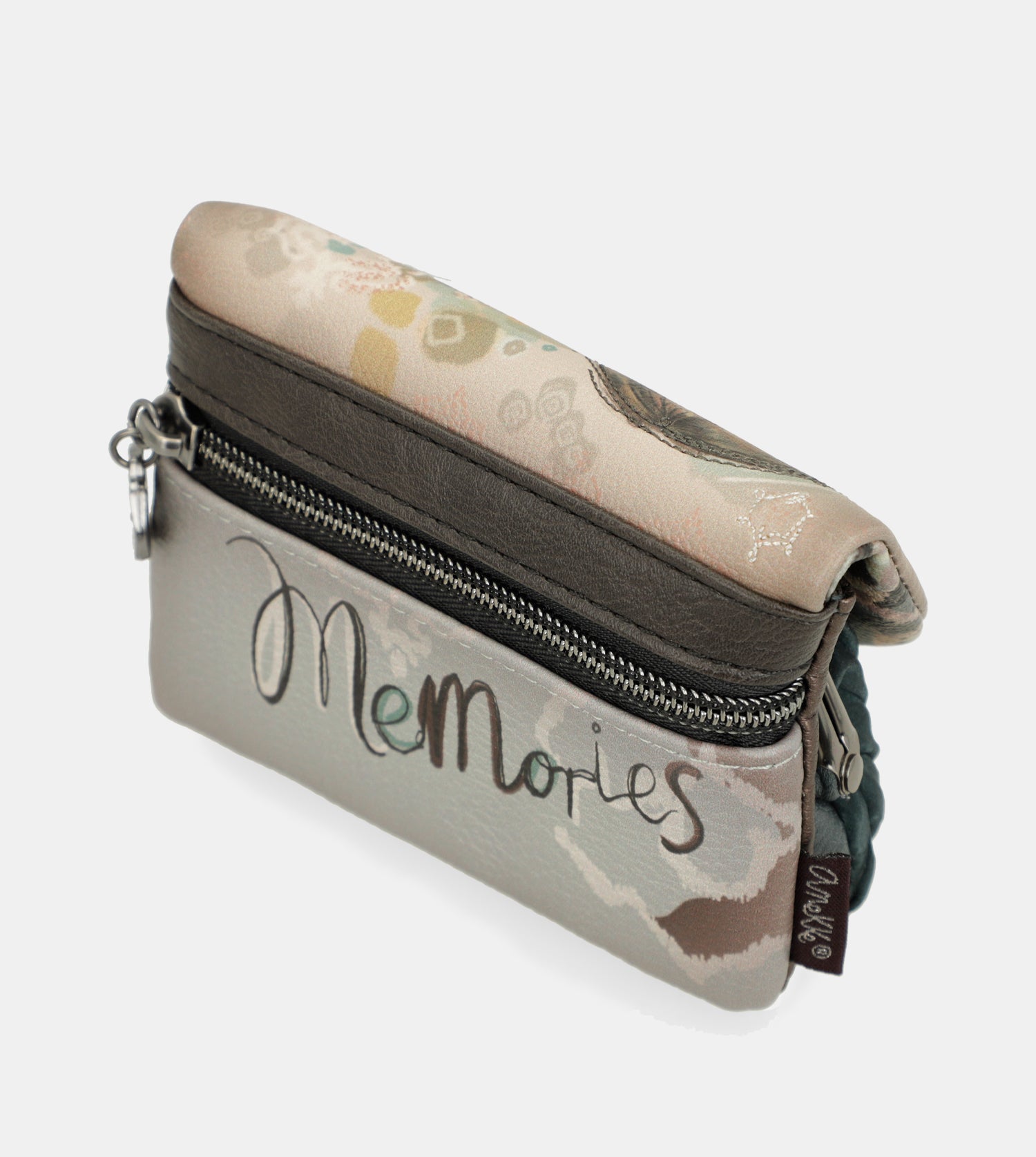 Real coin purse with flap