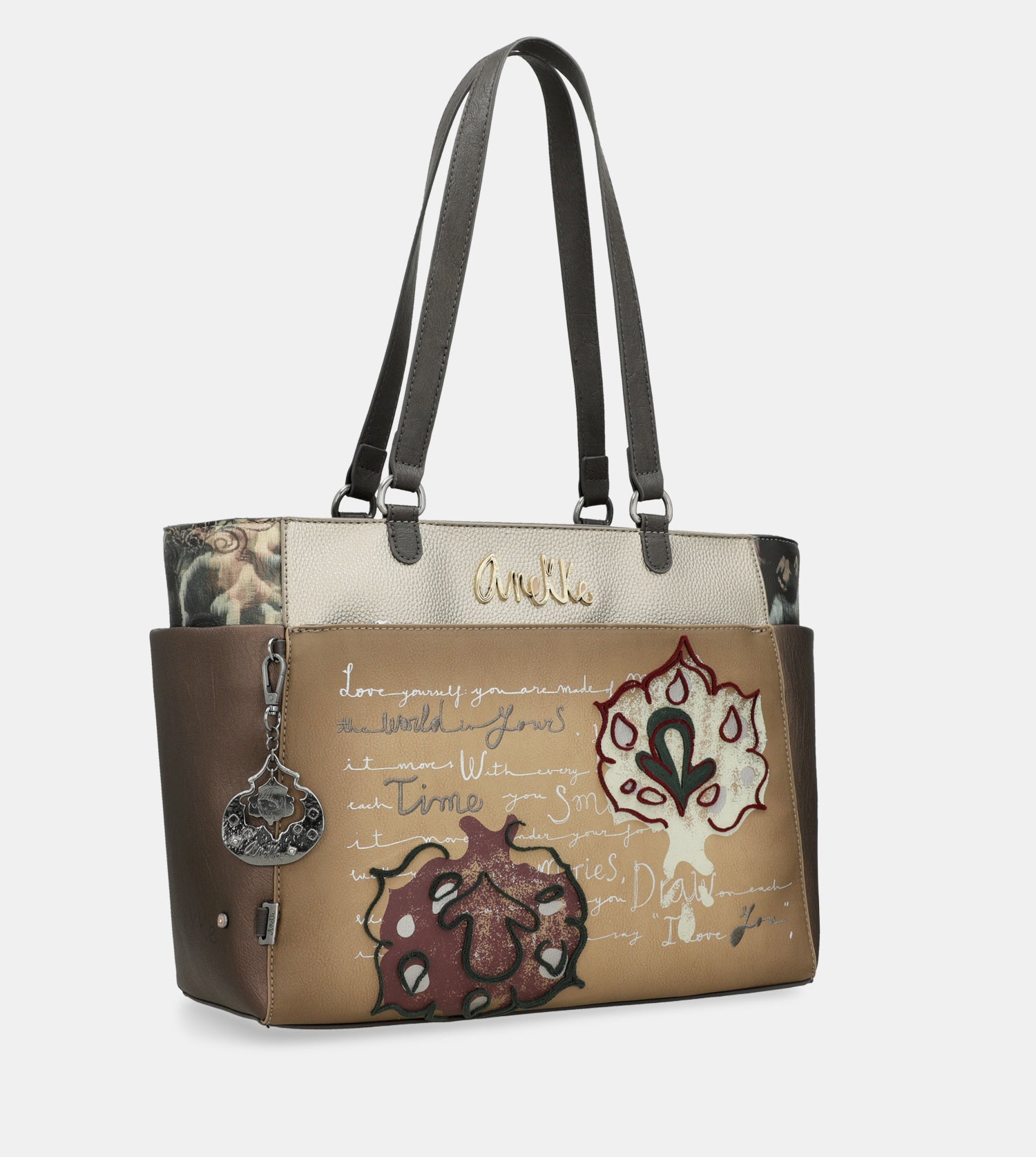 Manifesto large shoulder bag