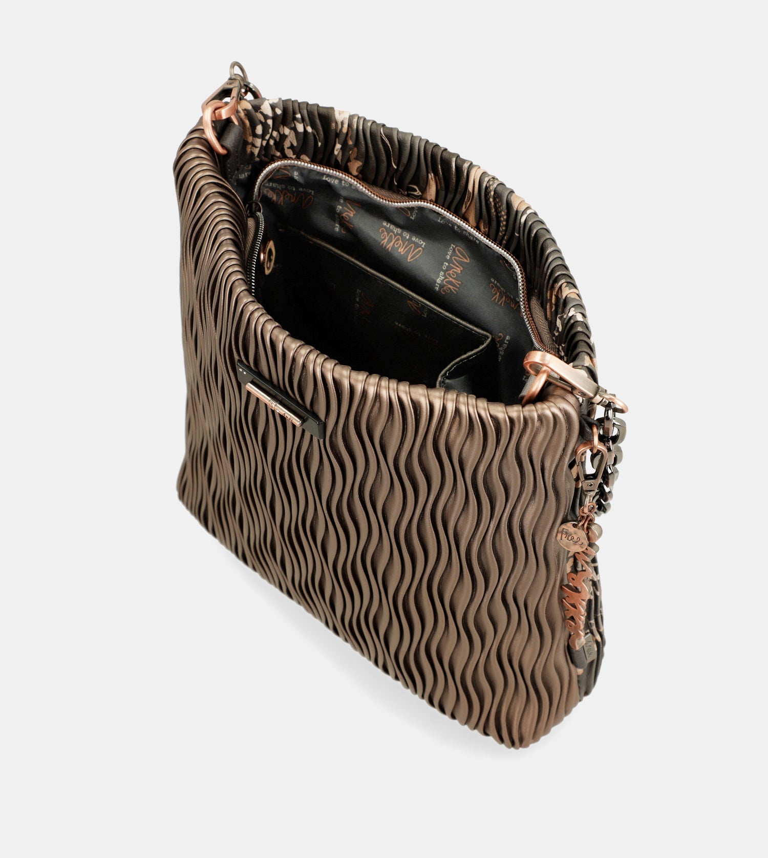 Intentions square crossbody bag