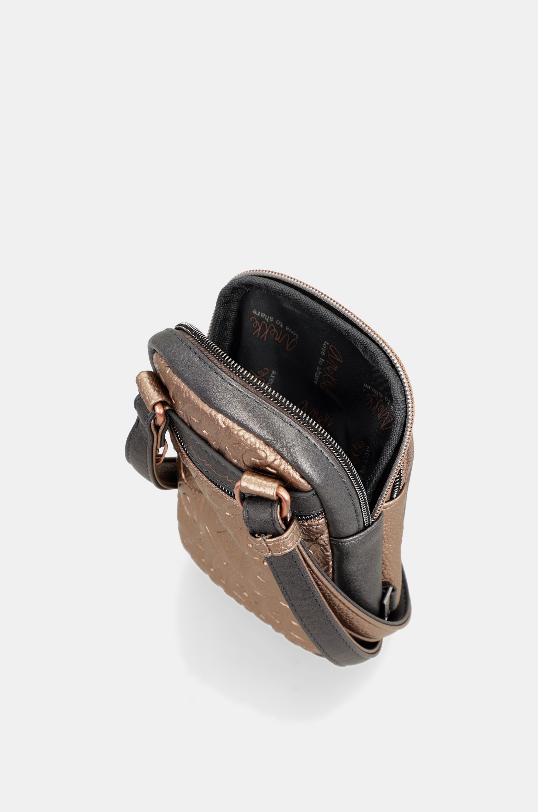 Intentions mini crossbody bag with pocket