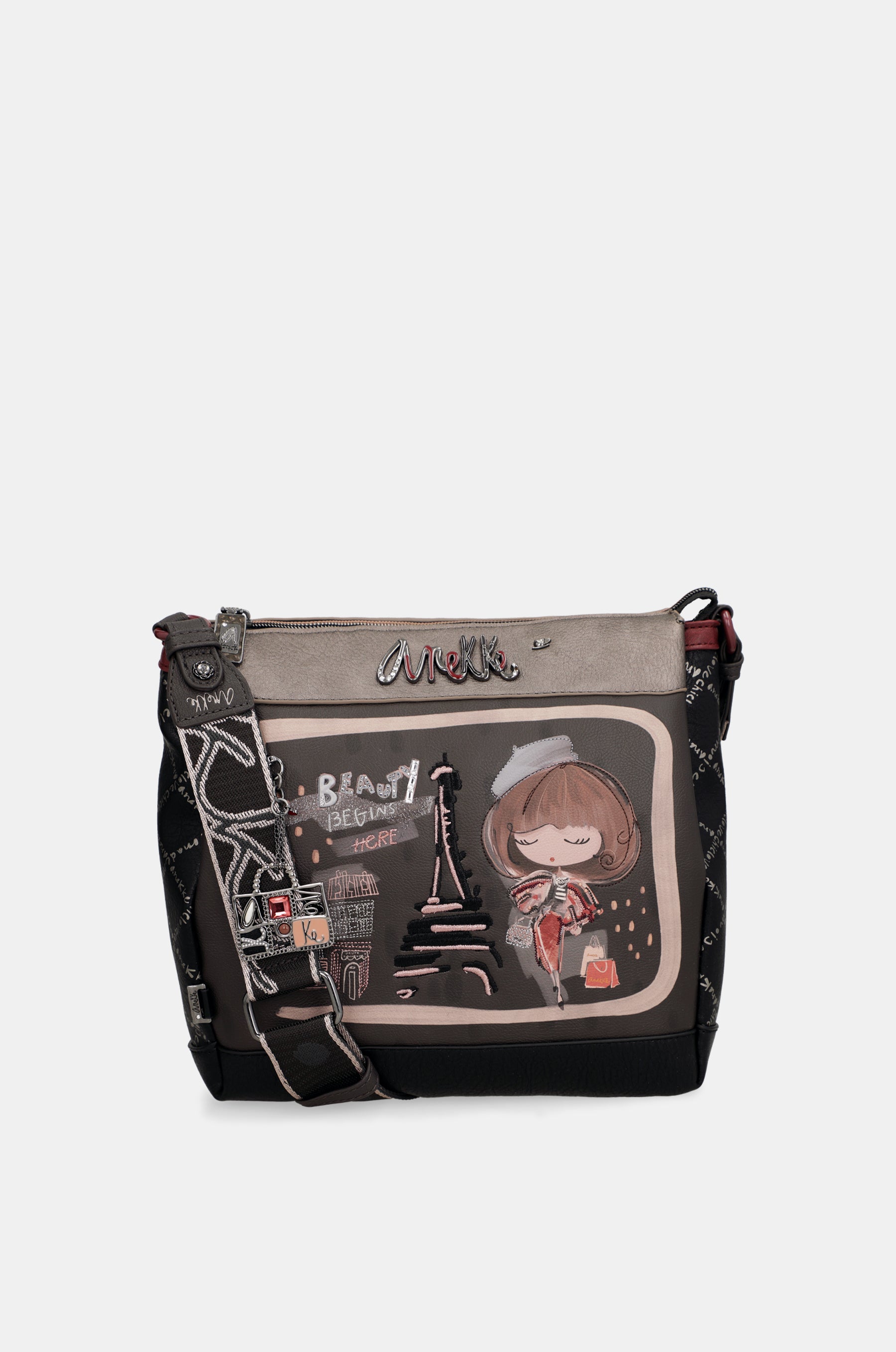 Mademoiselle 3-compartment crossbody bag