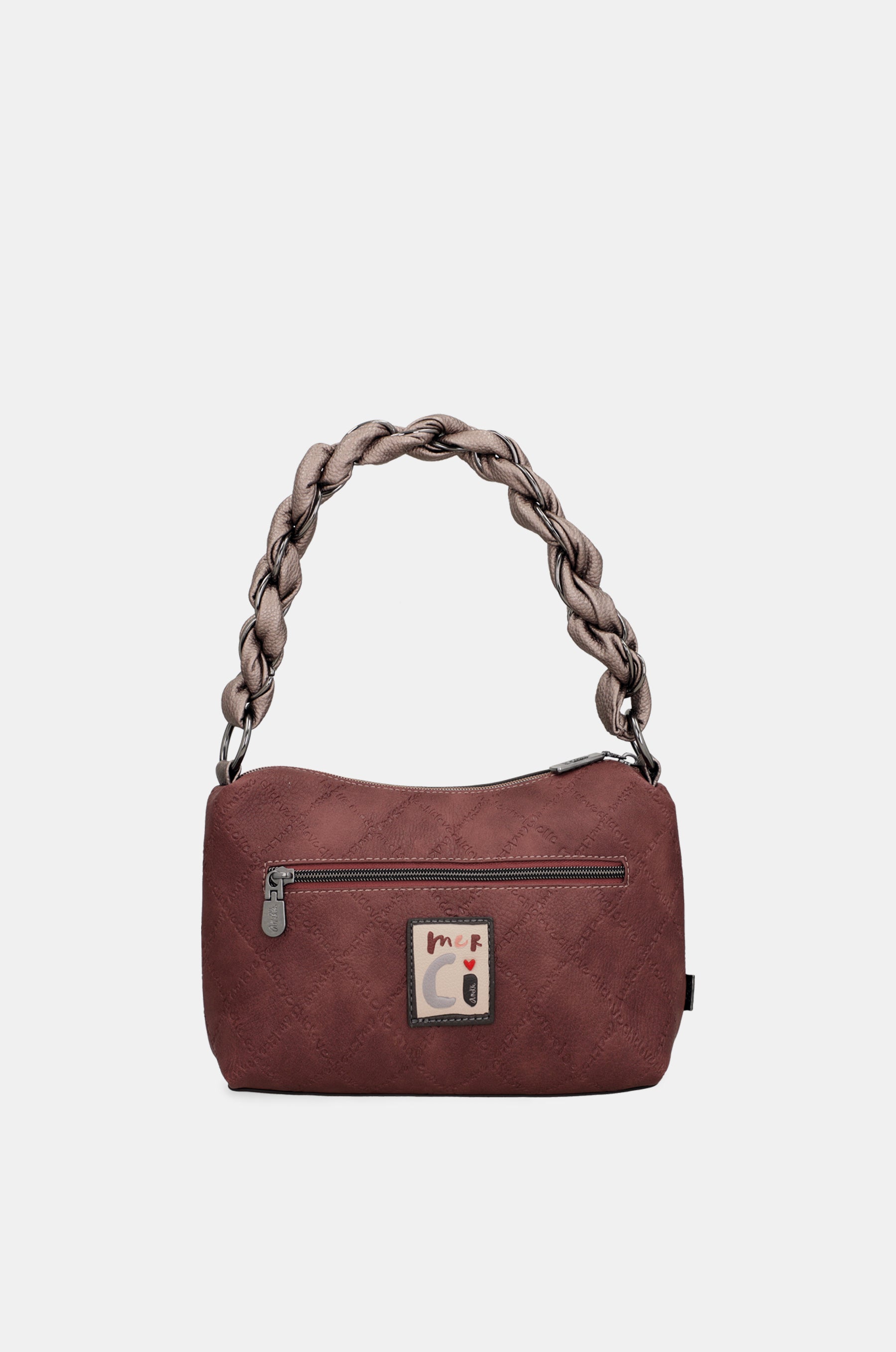 Mademoiselle short-handle bag with shoulder strap