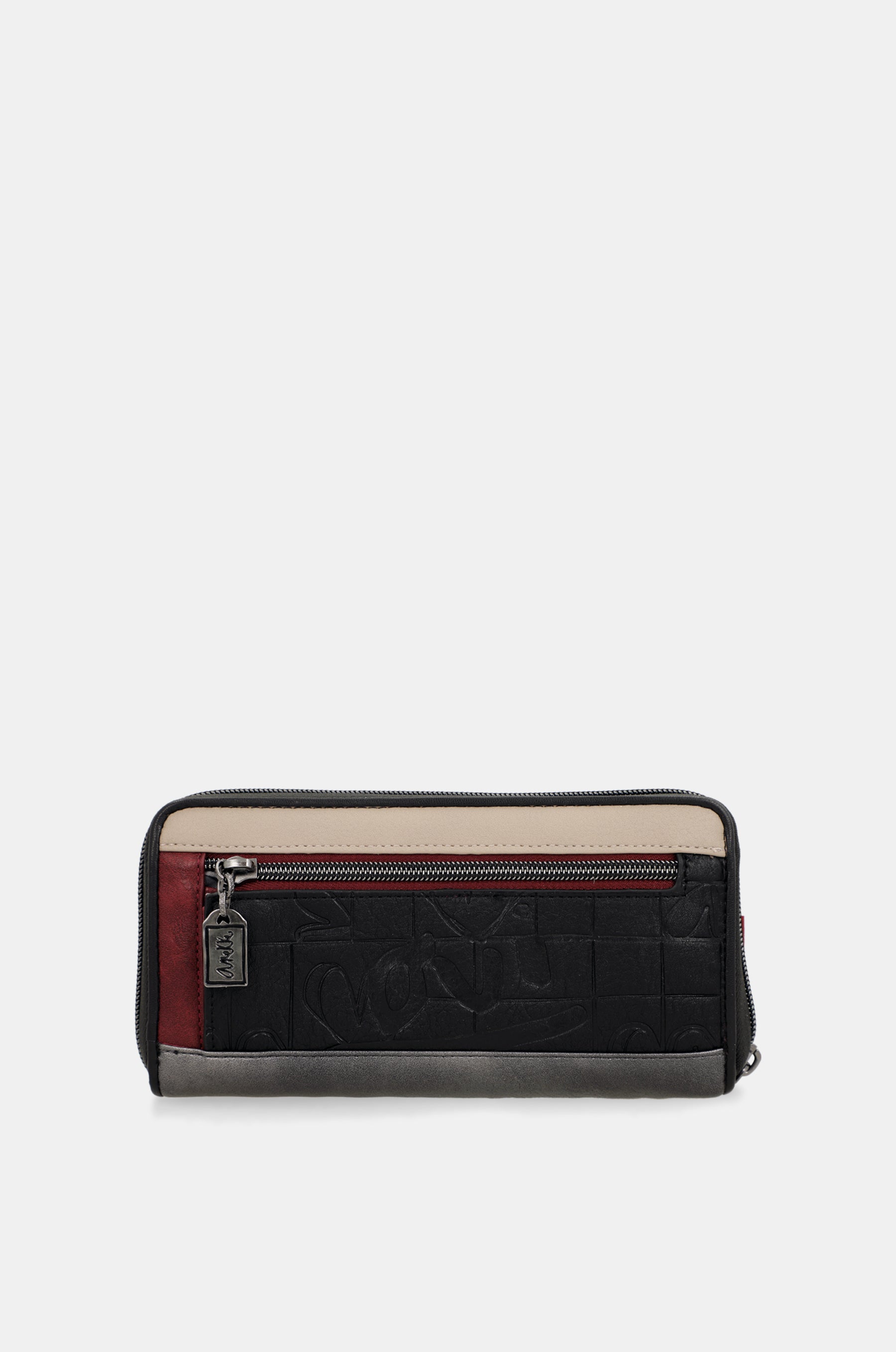 Mademoiselle printed large RFID wallet
