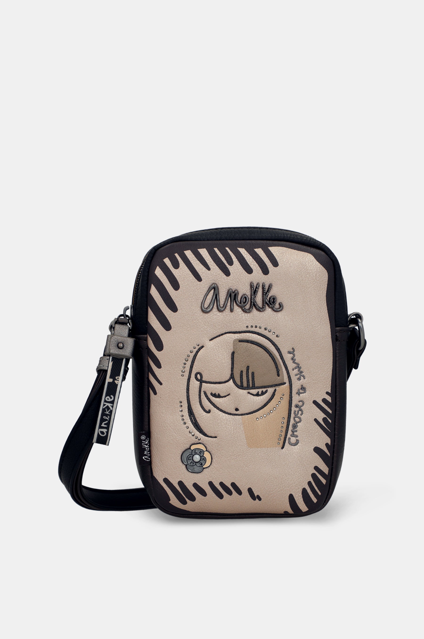 Anekke アネッケ スモールショルダーバッグ 28863-14 Outer crossbody bag with flap