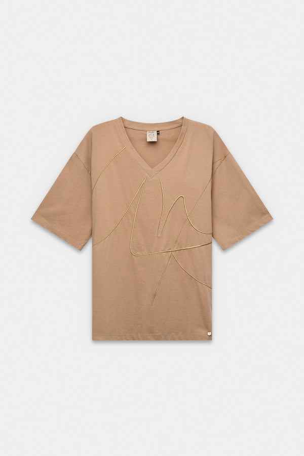 Beige T-shirt