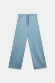 Light-blue trousers