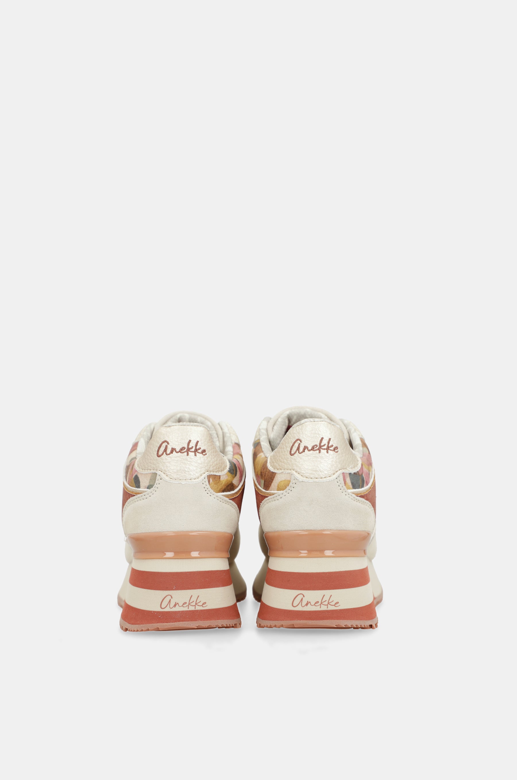 Pink and beige Bloom sneakers