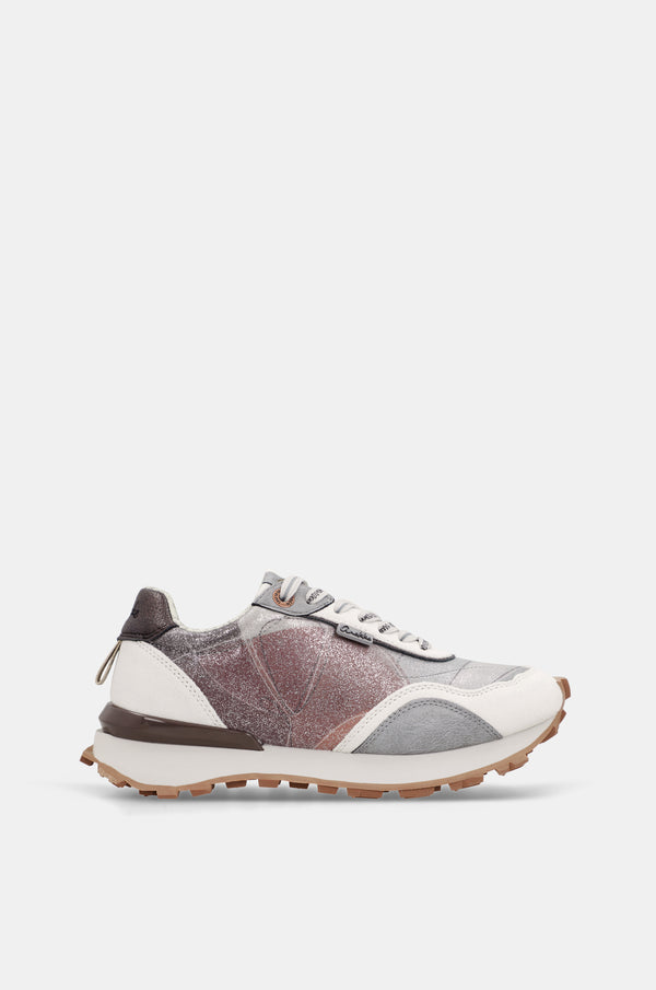 Silver sneakers