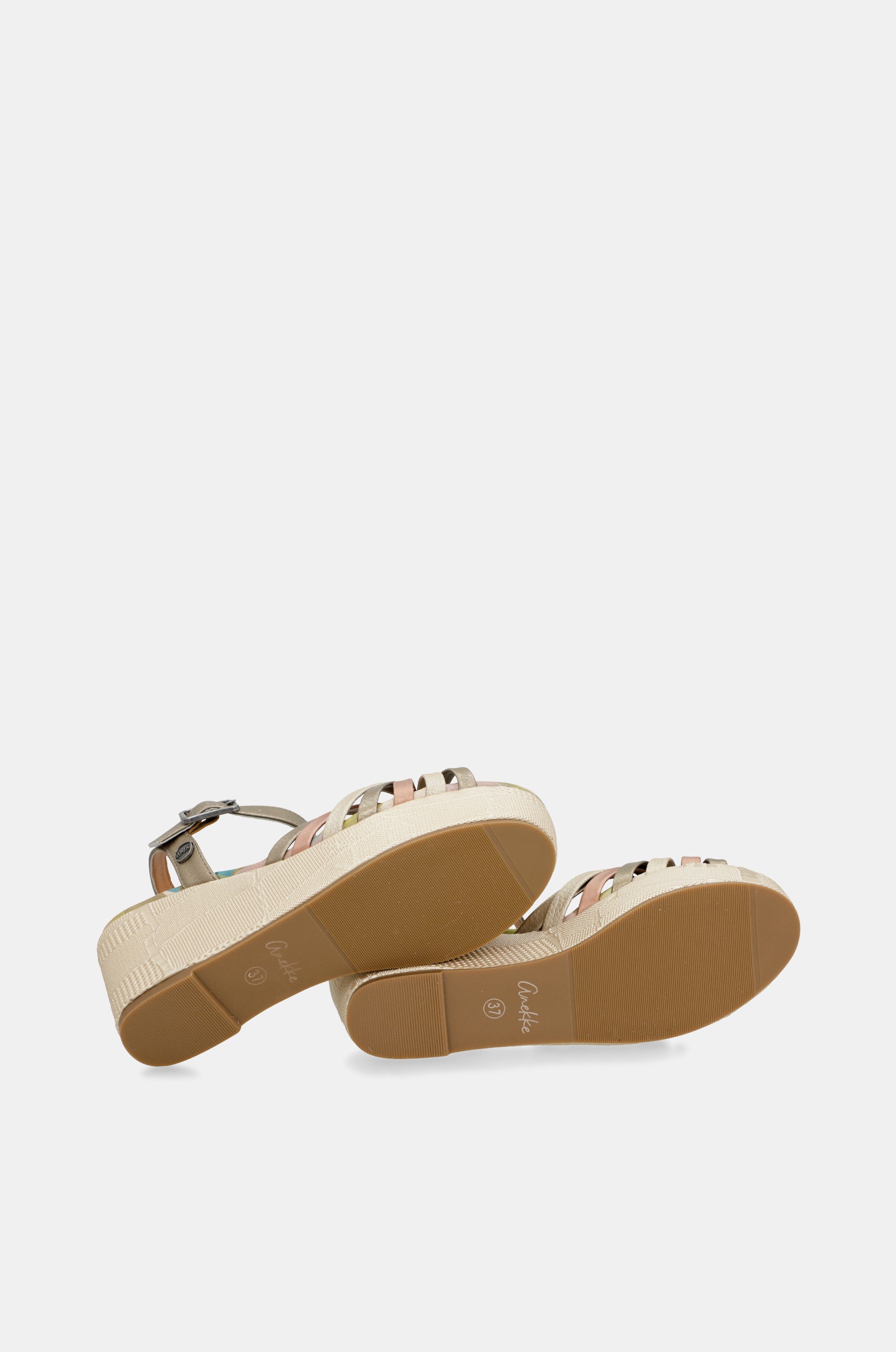 Printed Bloom crossover sandals