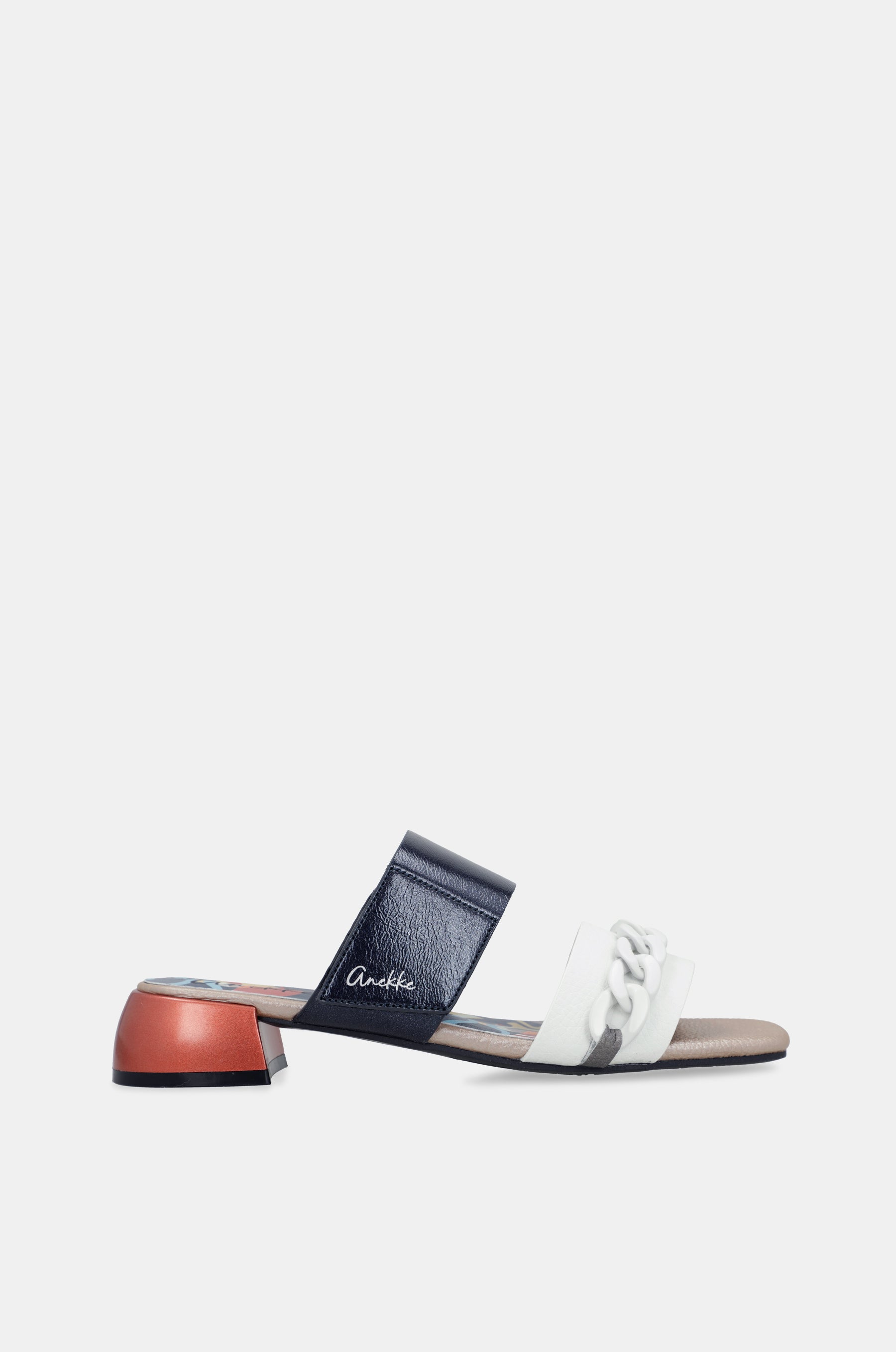 Eikon heeled sandals with chain links