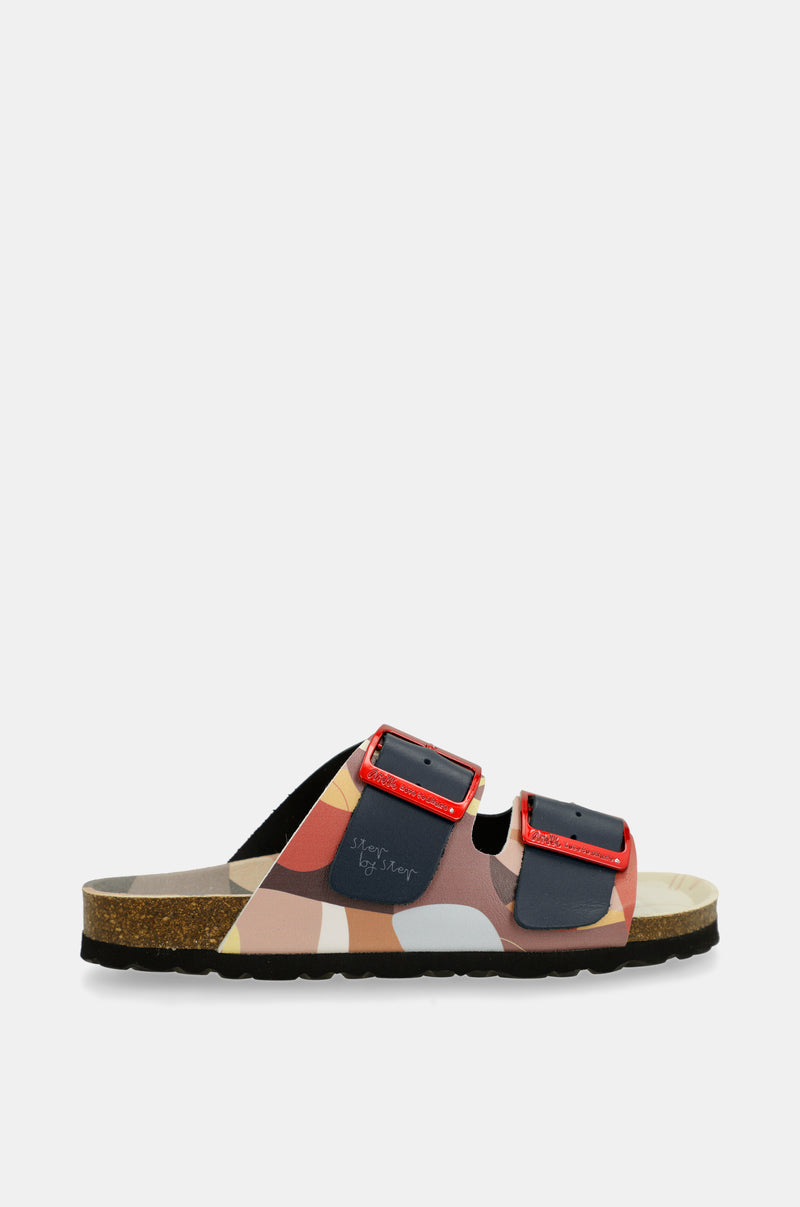 Navy blue Eikon bio sandals