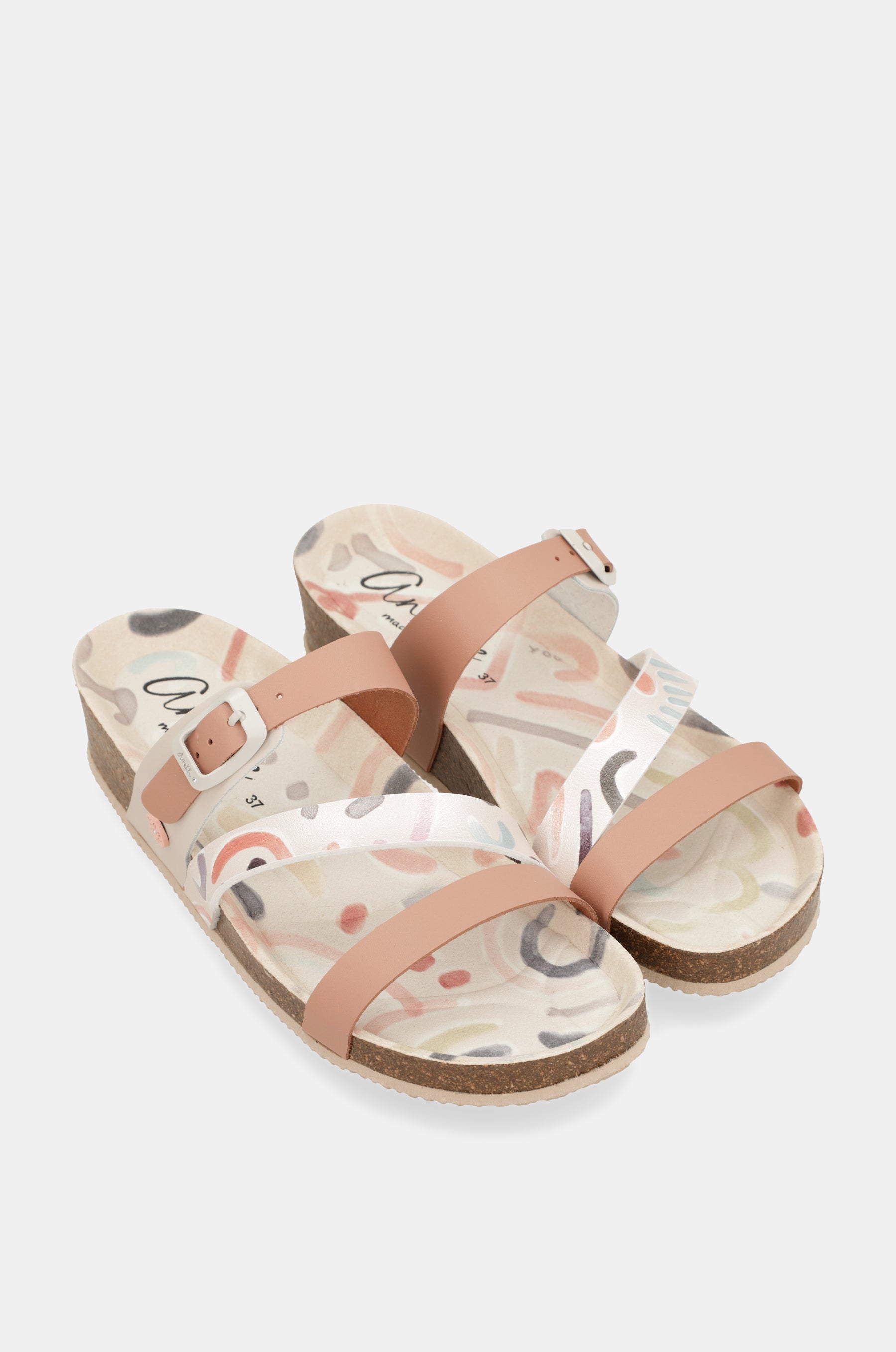 Pink Olympia sandals