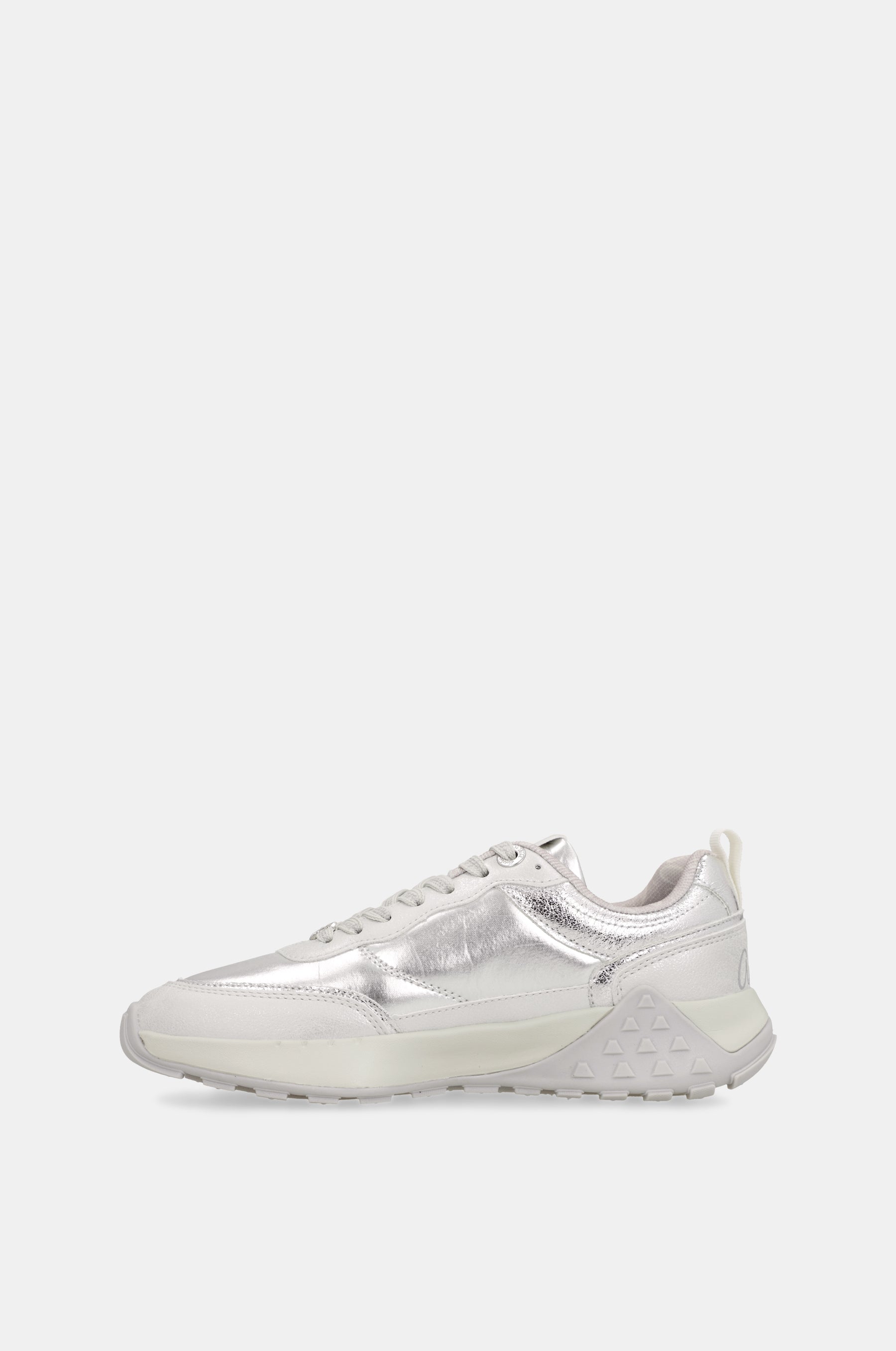 Silver sneakers