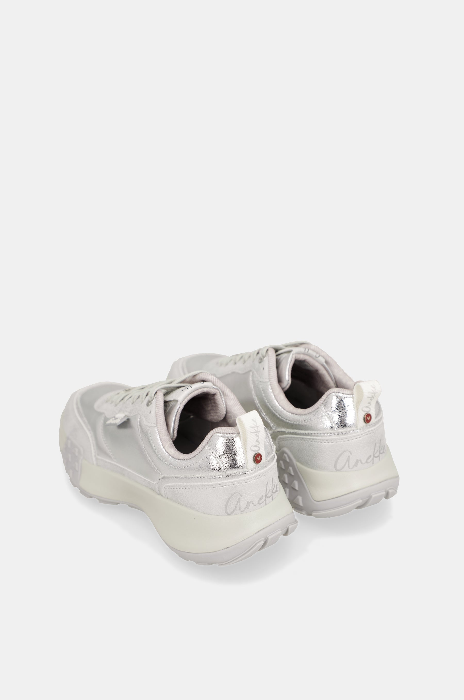 Silver sneakers