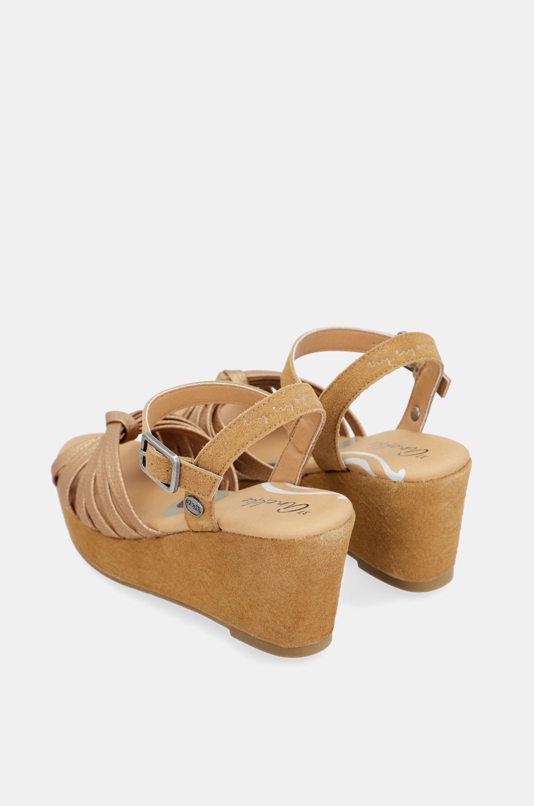 Cinnamon Gaia crossover sandals