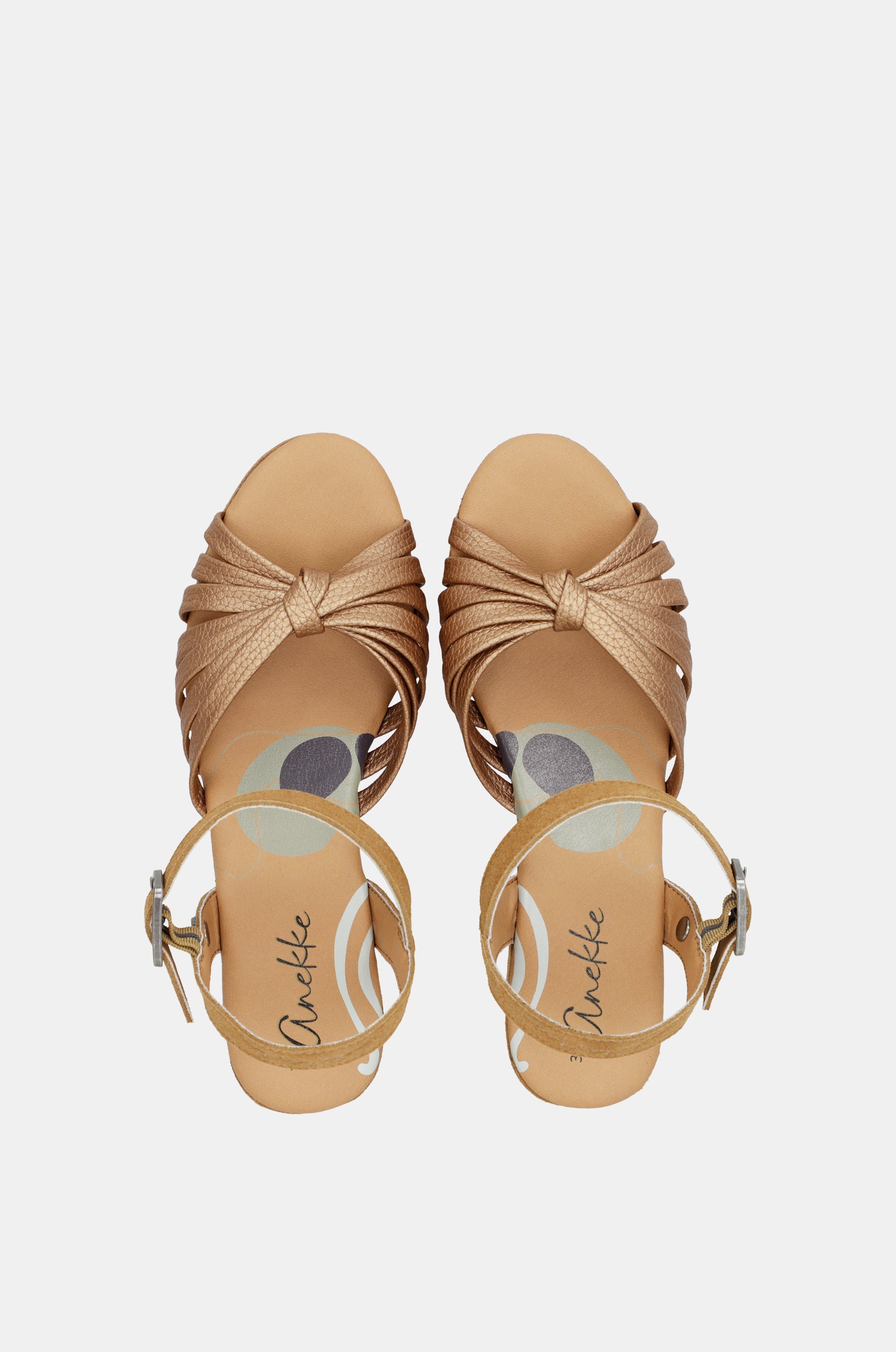 Cinnamon Gaia crossover sandals