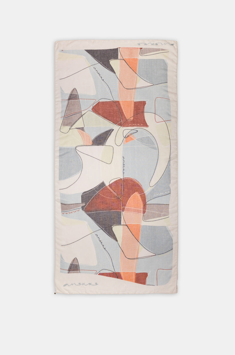Printed scarf Eikon