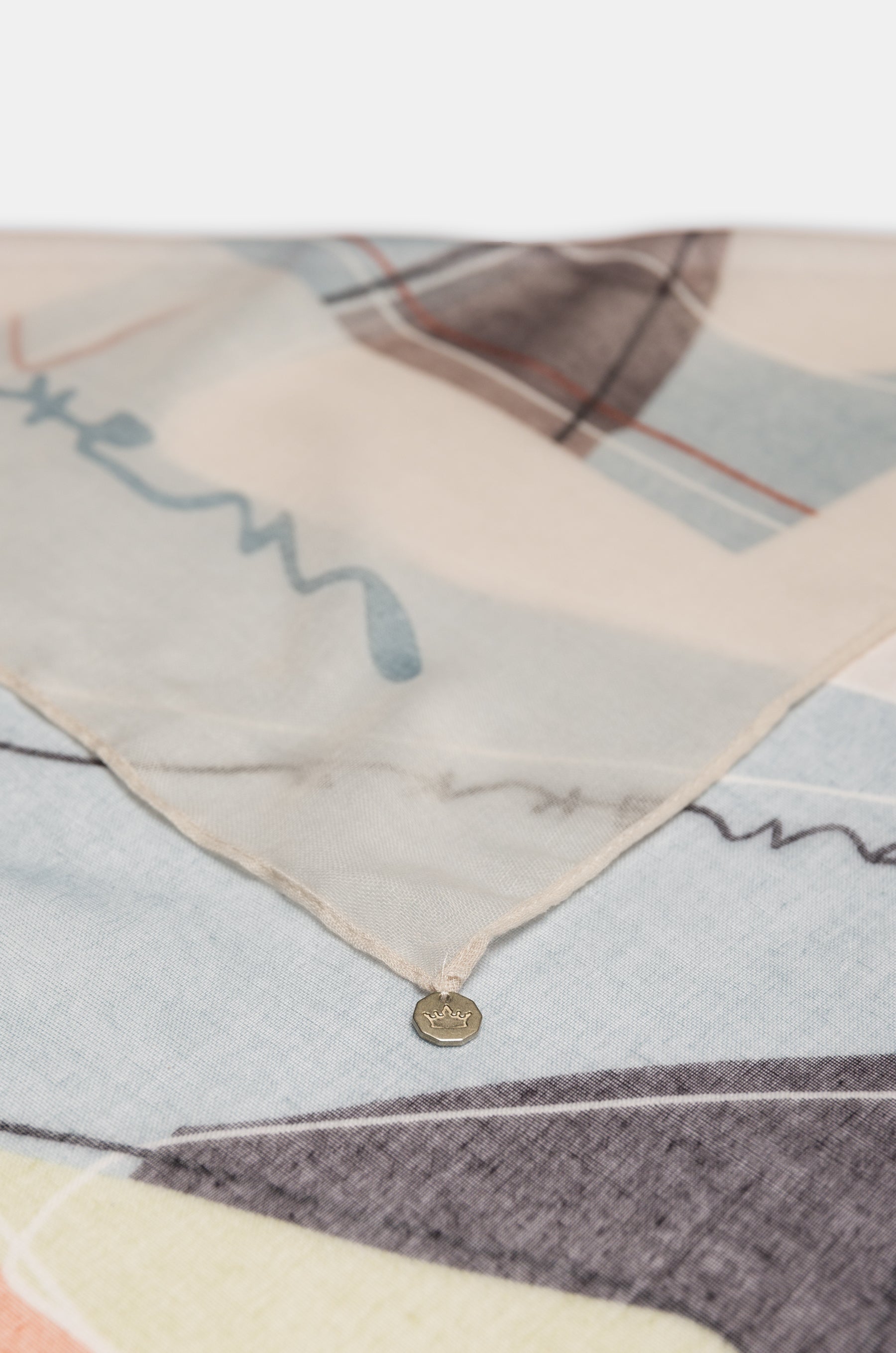 Printed scarf Eikon