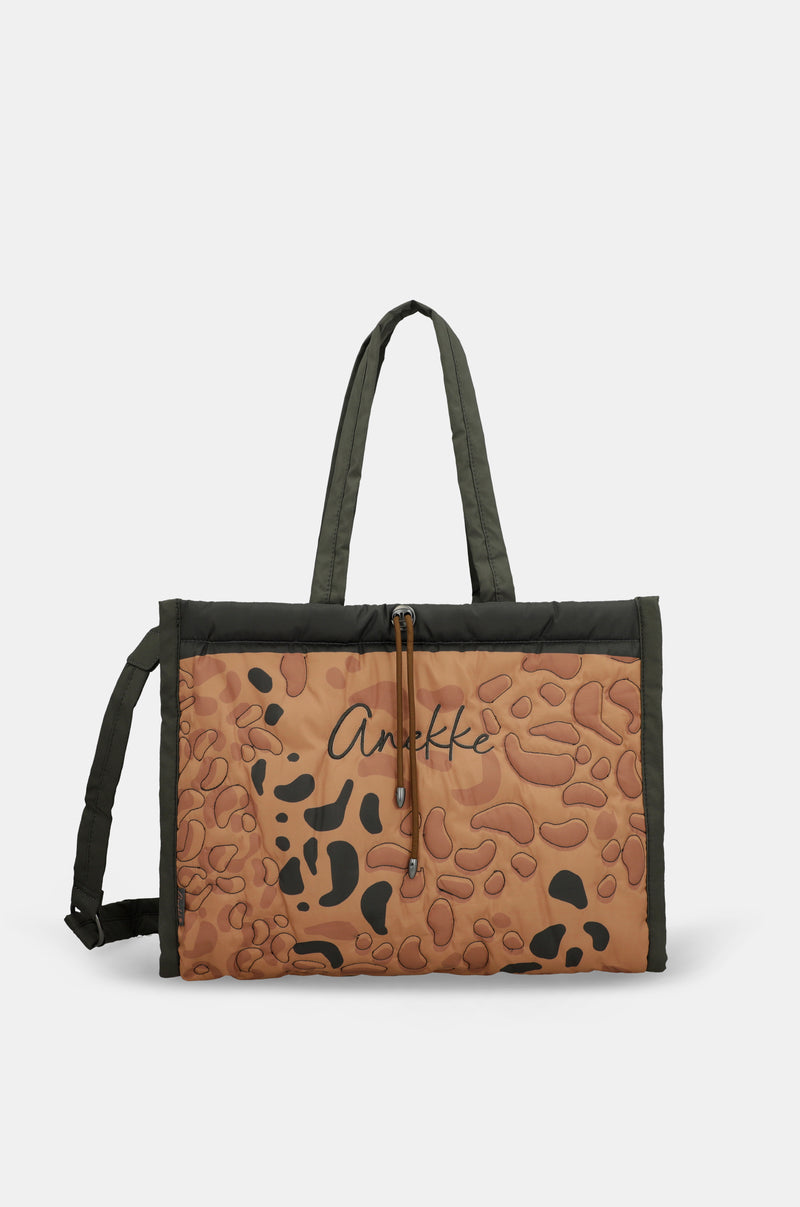 Terracotta quilted bag