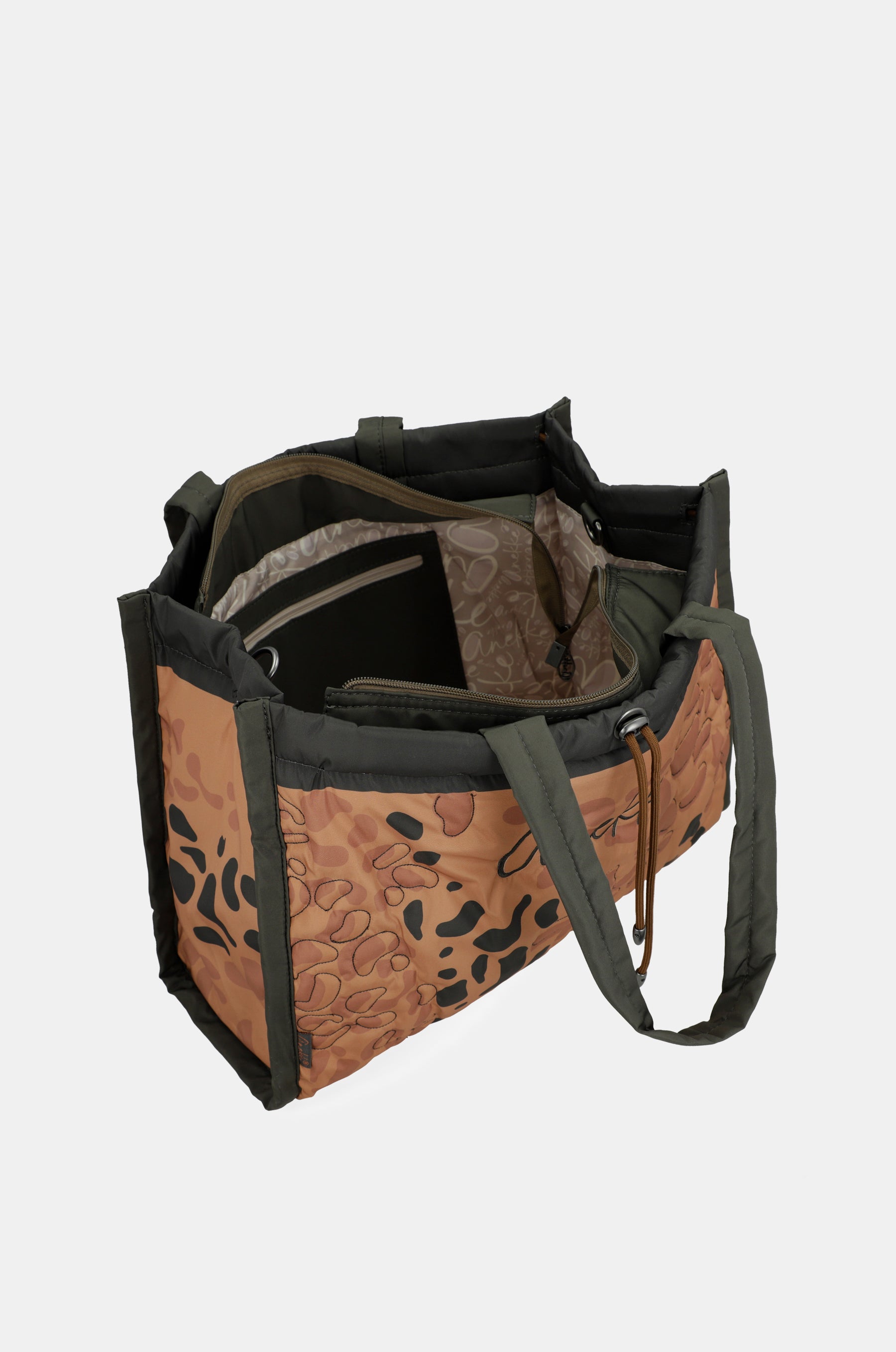 Terracotta quilted bag