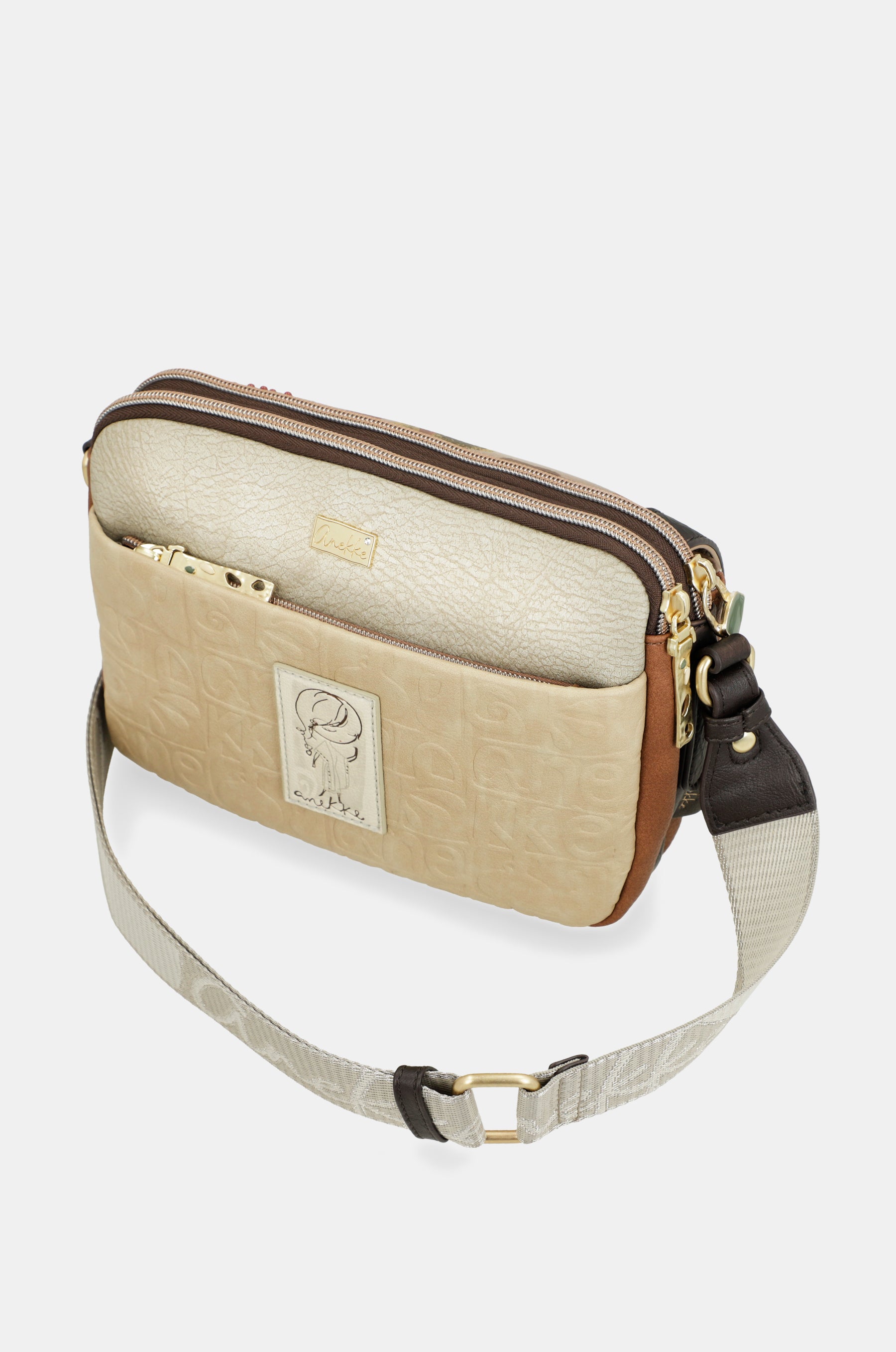 Crossbody bag Amphora with flap