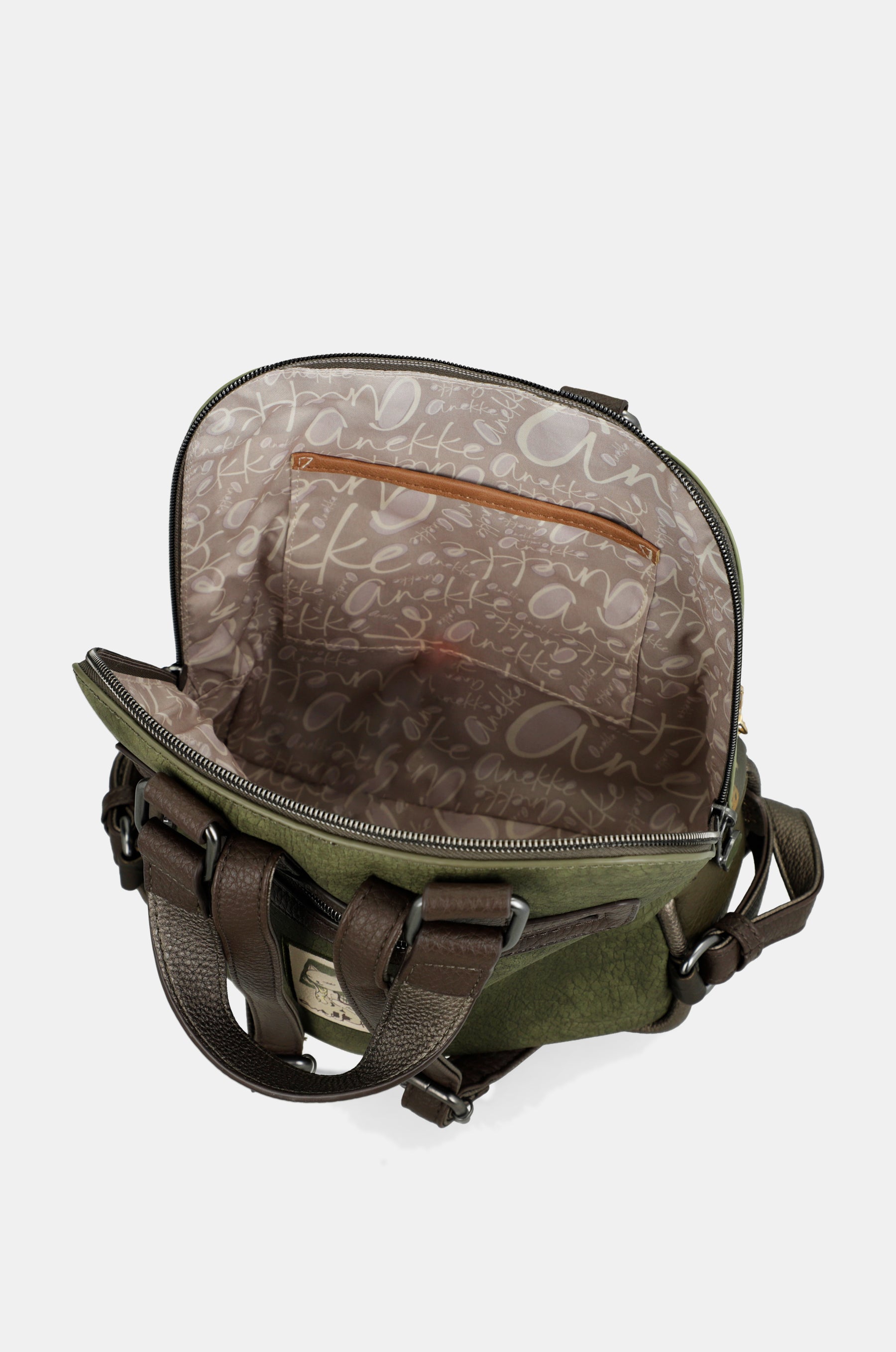 Short-handle printed backpack Amphora