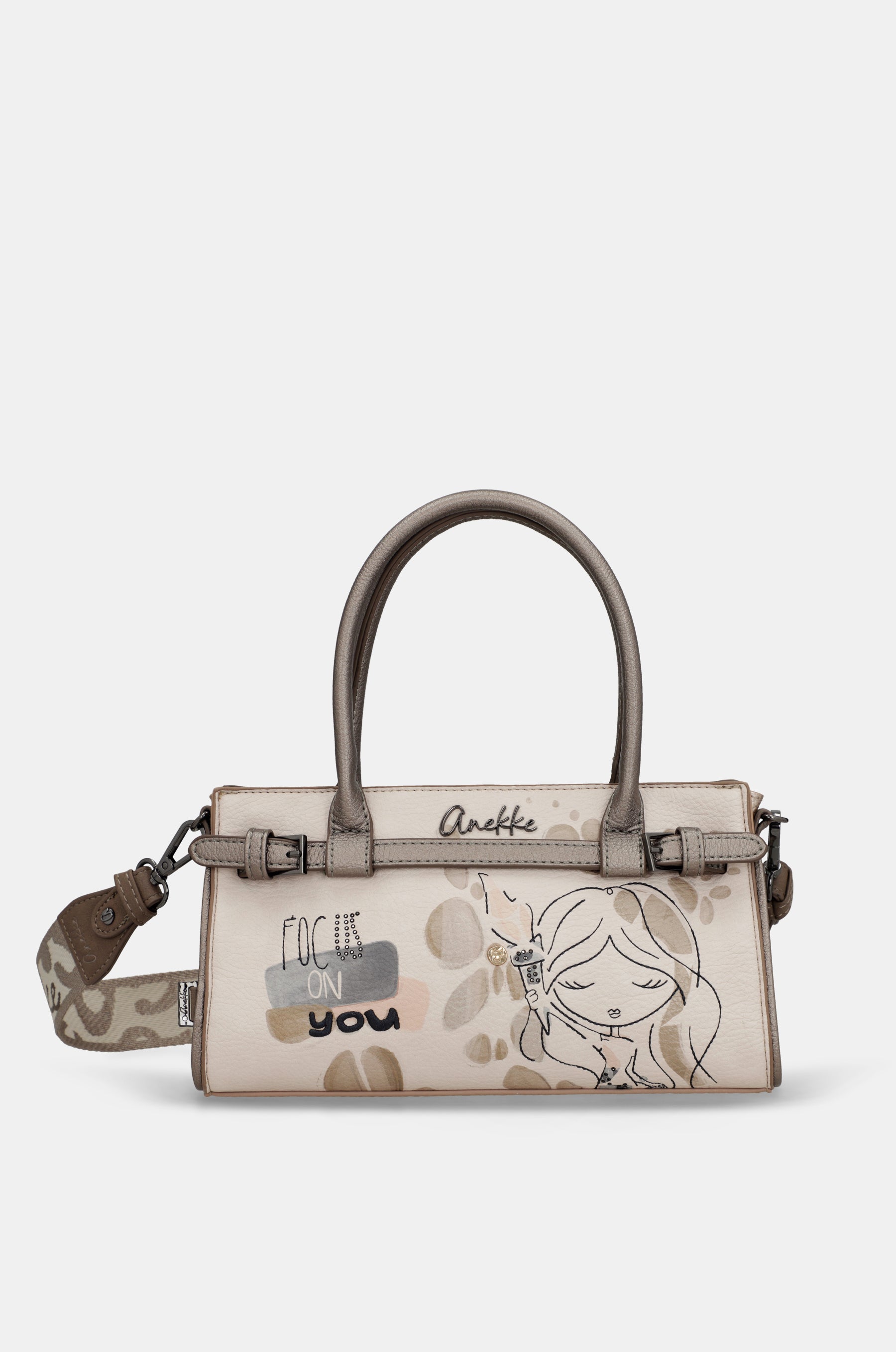 Double-handle bag and crossbody bag Olympia
