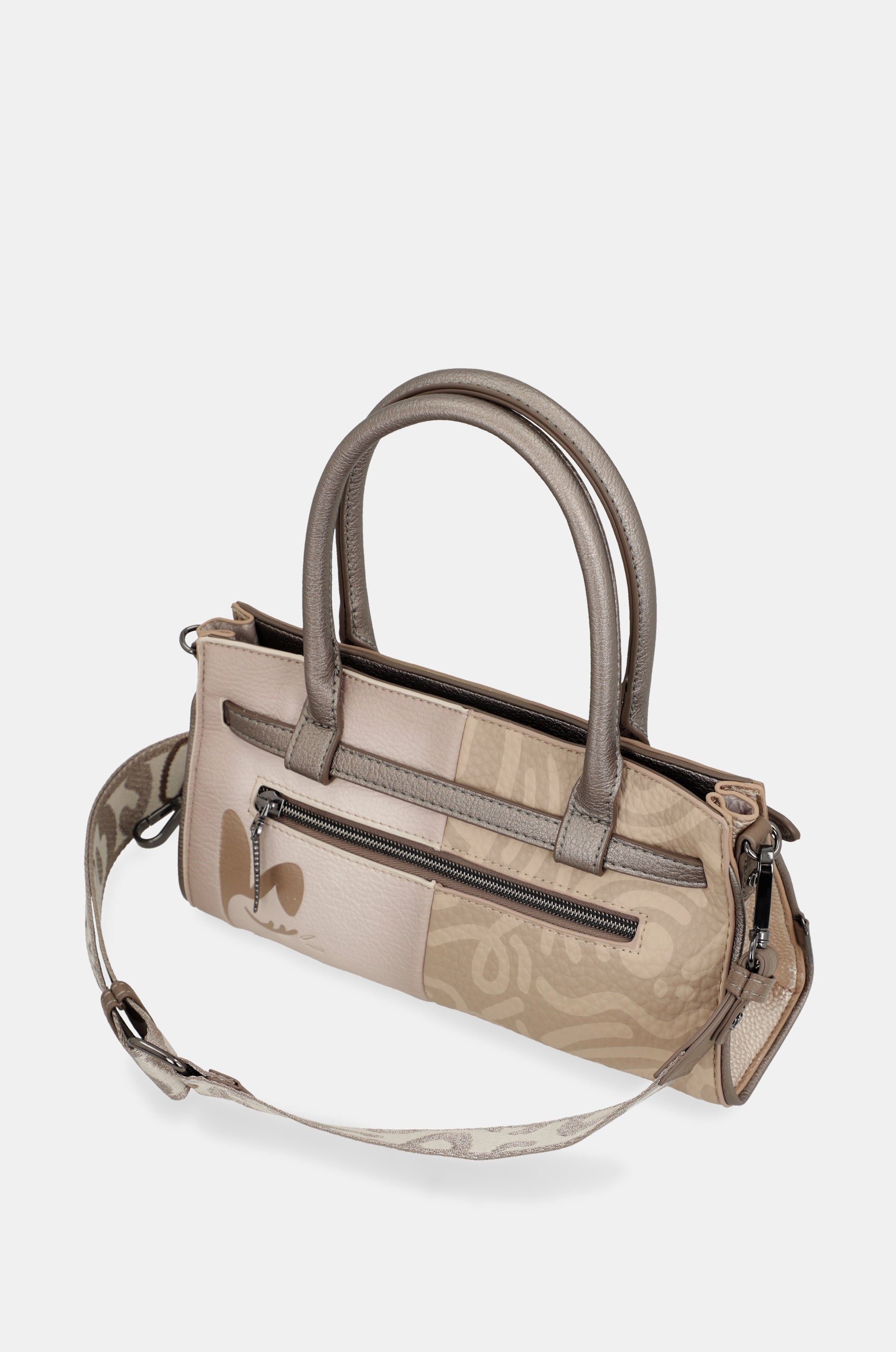 Double-handle bag and crossbody bag Olympia