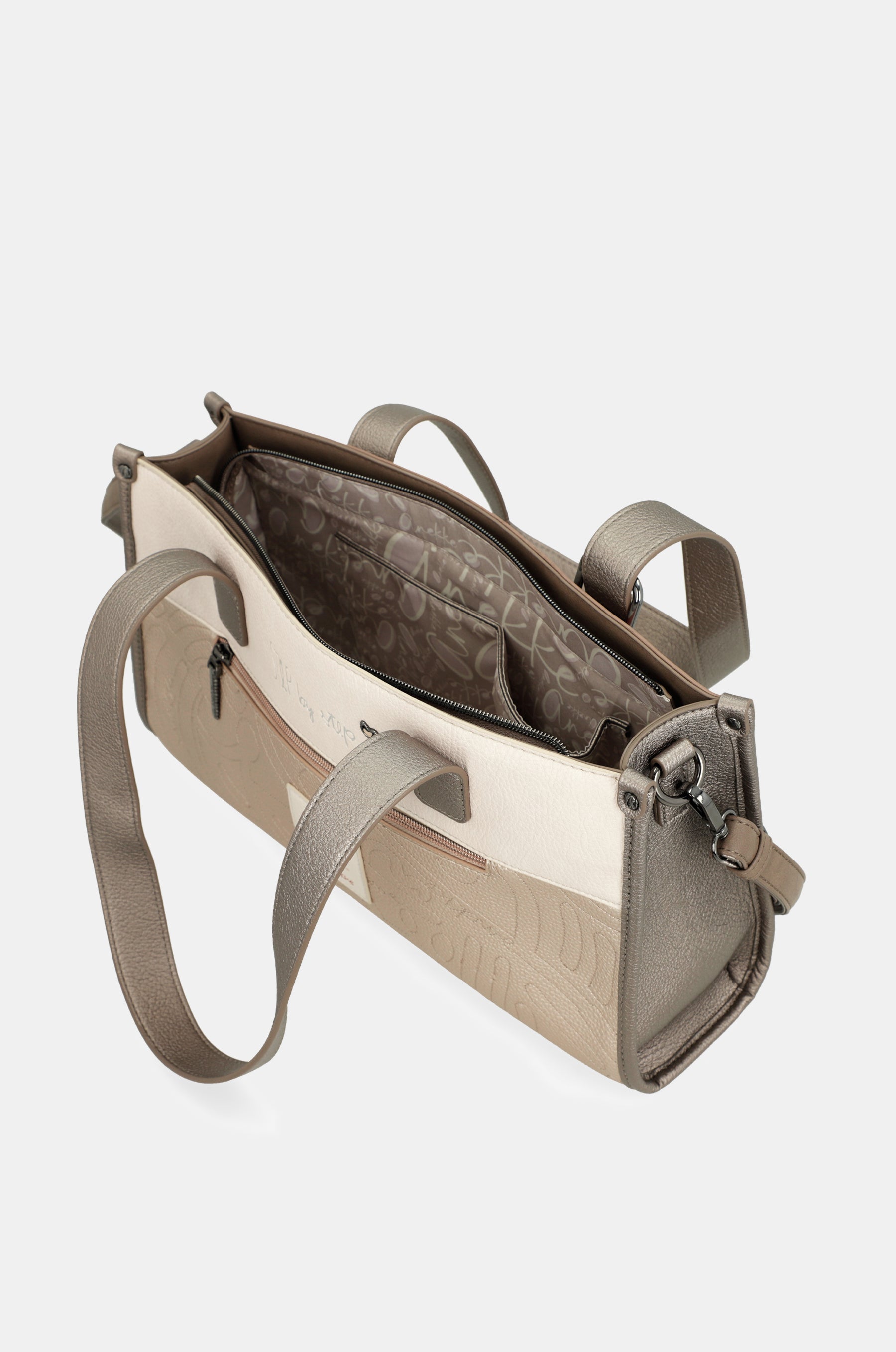 Double-handle bag and crossbody bag Olympia